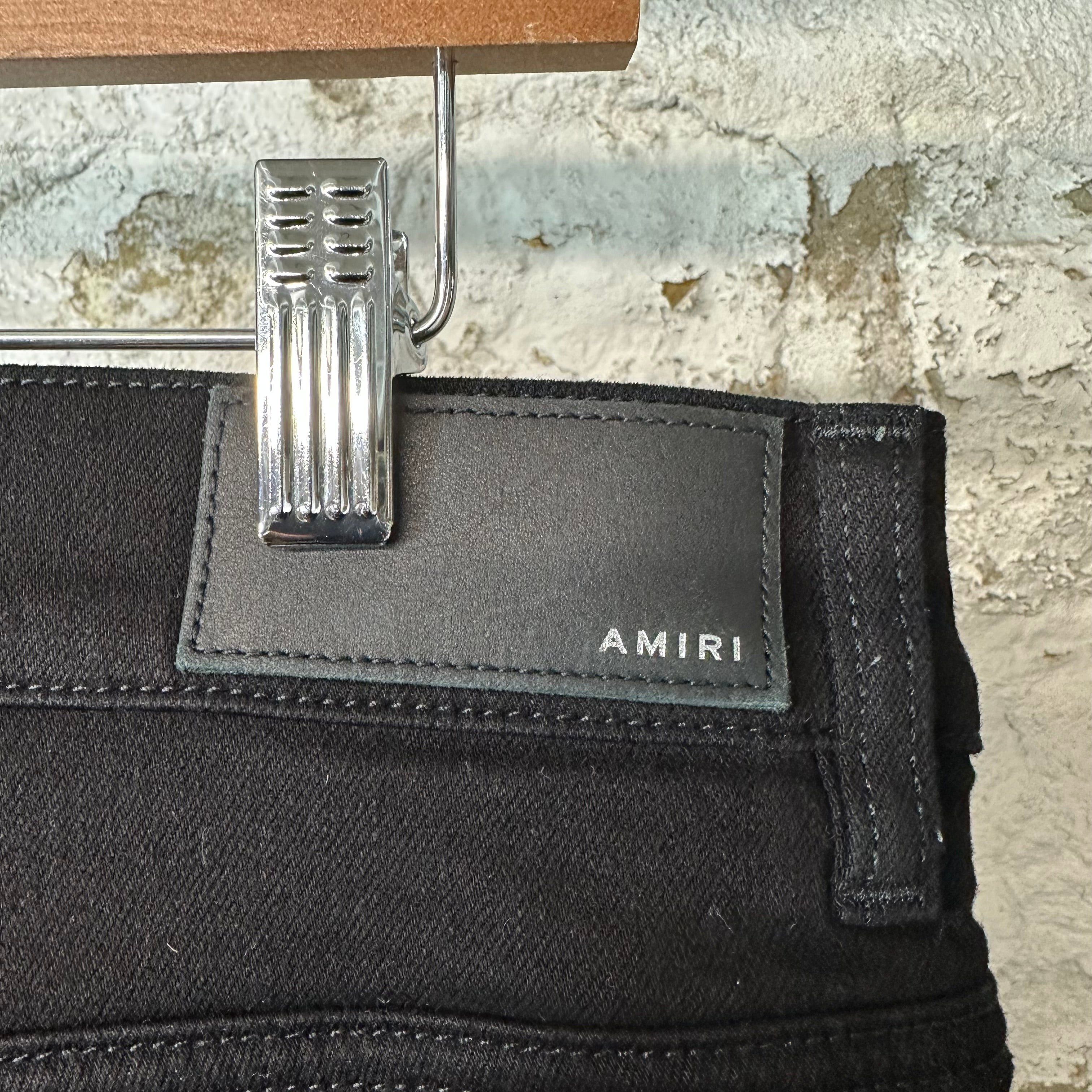 Amiri Amiri Silver Bone Black Denim Jeans Sz 36 Size US 36 / EU 52 - 4 Thumbnail
