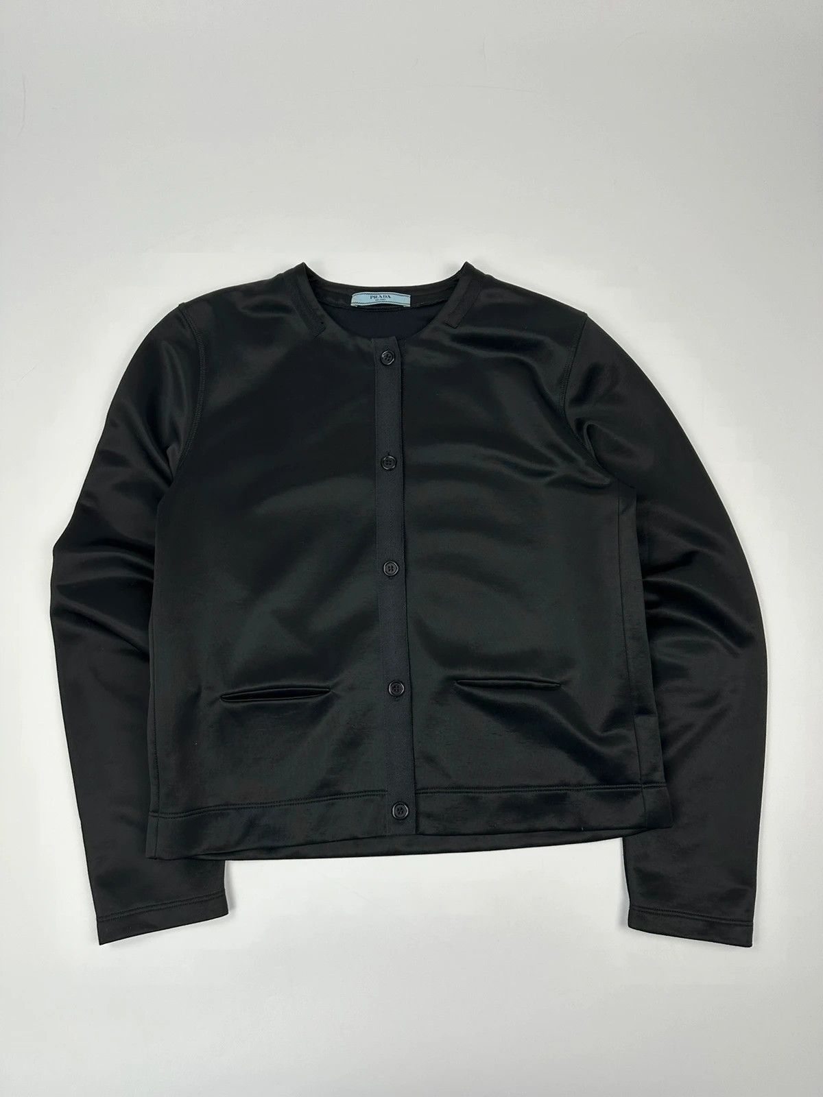 Prada Prada Milano SS2010 Silk Button Up jacket Size L / US 10 / IT 46 - 1 Thumbnail