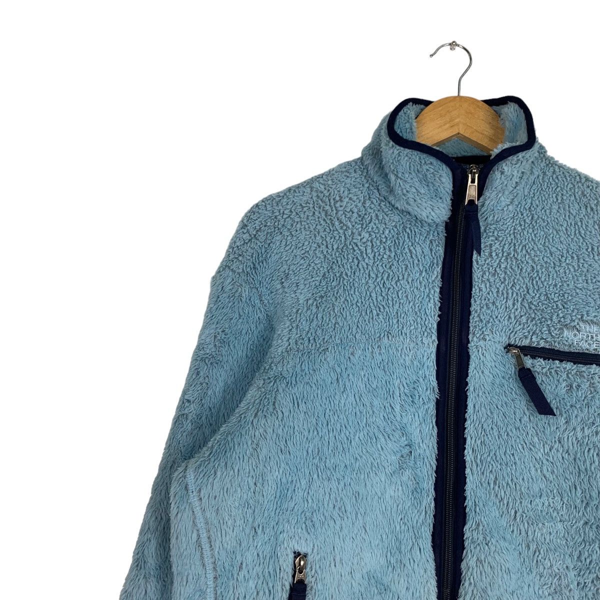 Polartec × The North Face THE NORTH FACE Polartec Light Blue Fleece Jacket #0988-C44 Size US M / EU 48-50 / 2 - 6 Thumbnail