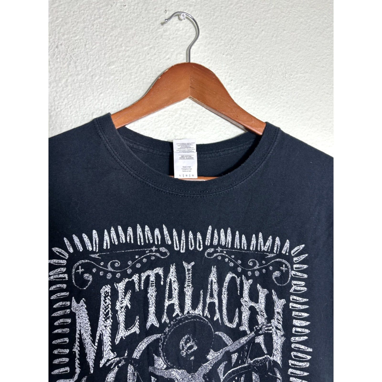 Gildan Metalachi T Shirt Mens Large Black Heavy Metal Mariachi Crucified Size US L / EU 52-54 / 3 - 3 Thumbnail