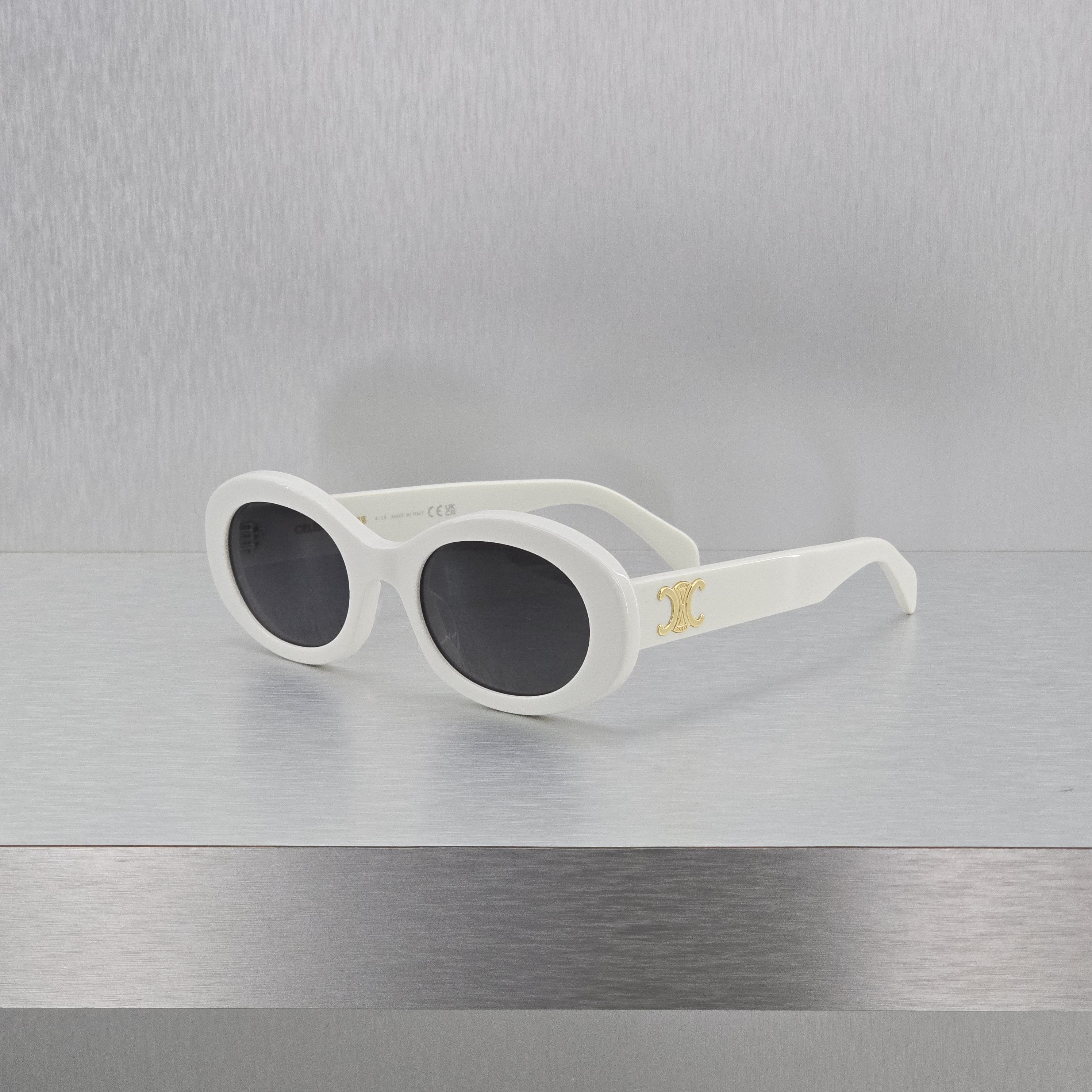 Celine CELINE Oval Sunglasses WHITE Size ONE SIZE - 5 Thumbnail