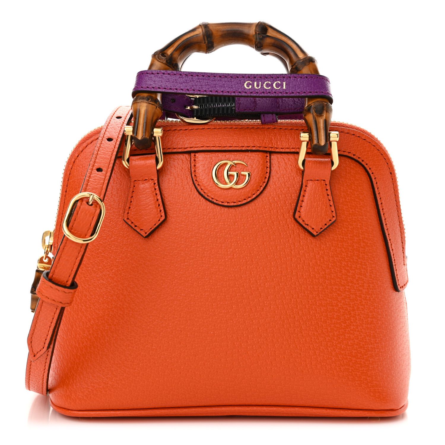 Gucci o1s1wg110225 Size: OS / Diana Mini Tote Bag in Orange Size ONE SIZE - 1 Thumbnail
