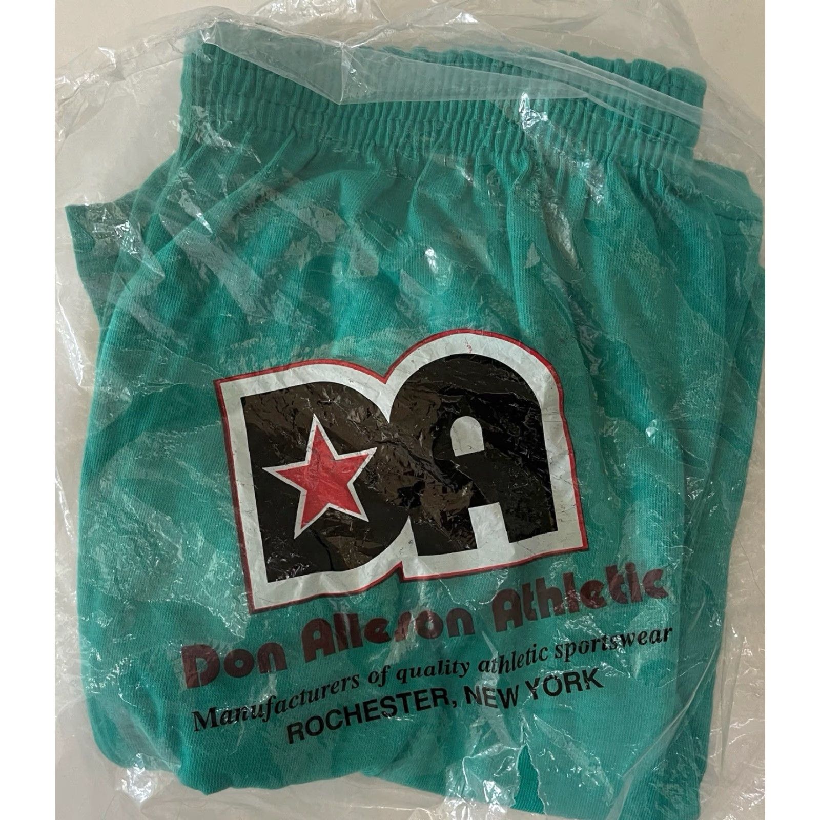 Vintage VINTAGE Alleson Athletic Sanitary Shorts Mens M Blue 90s Deadstock NWOT United States 100% Cotton Compression Athletic Shorts Mens Size US 31 - 5 Thumbnail