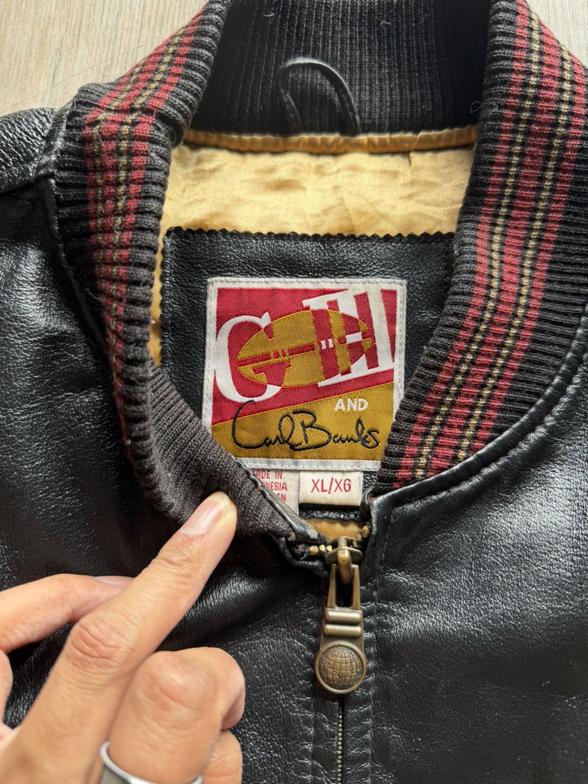 Other San Francisco 49ers Leather Jacket (SF Logo) Size US XL / EU 56 / 4 - 3 Thumbnail