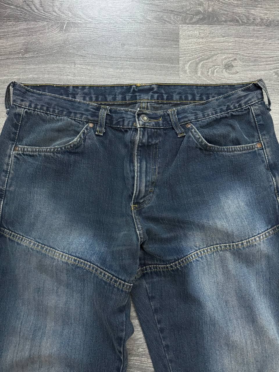 Japanese Brand Y2k Baggy Balenciaga Style Vintage Jeans Avan Garde Pants Size US 34 / EU 50 - 5 Thumbnail