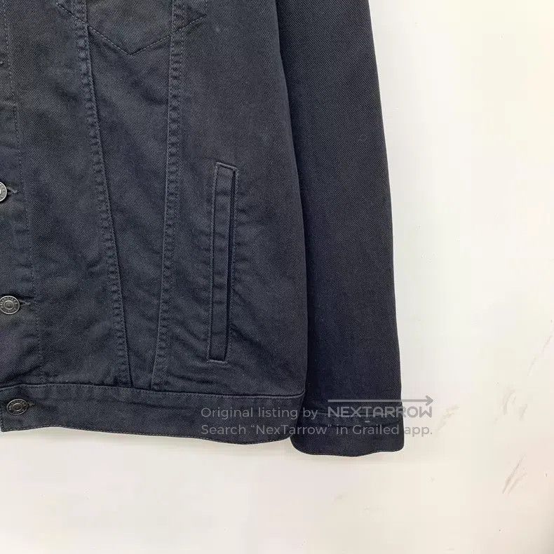 Balenciaga Balenciaga Black Washed Distressed Logo Letter Printed Cot Size US S / EU 44-46 / 1 - 4 Thumbnail