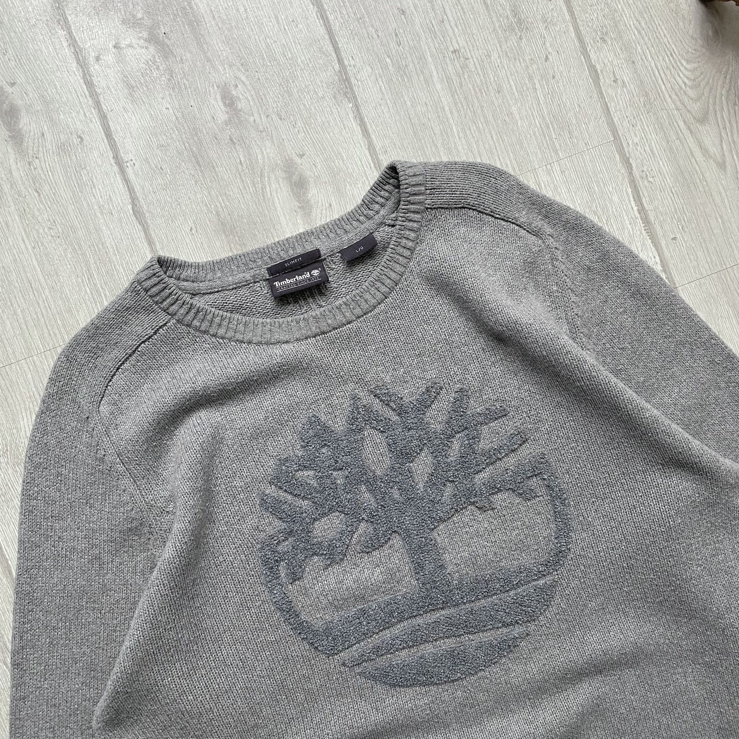 Timberland Vintage Timberland Wool Knited Sweater Big Logo Y2k Opium Size US L / EU 52-54 / 3 - 3 Thumbnail