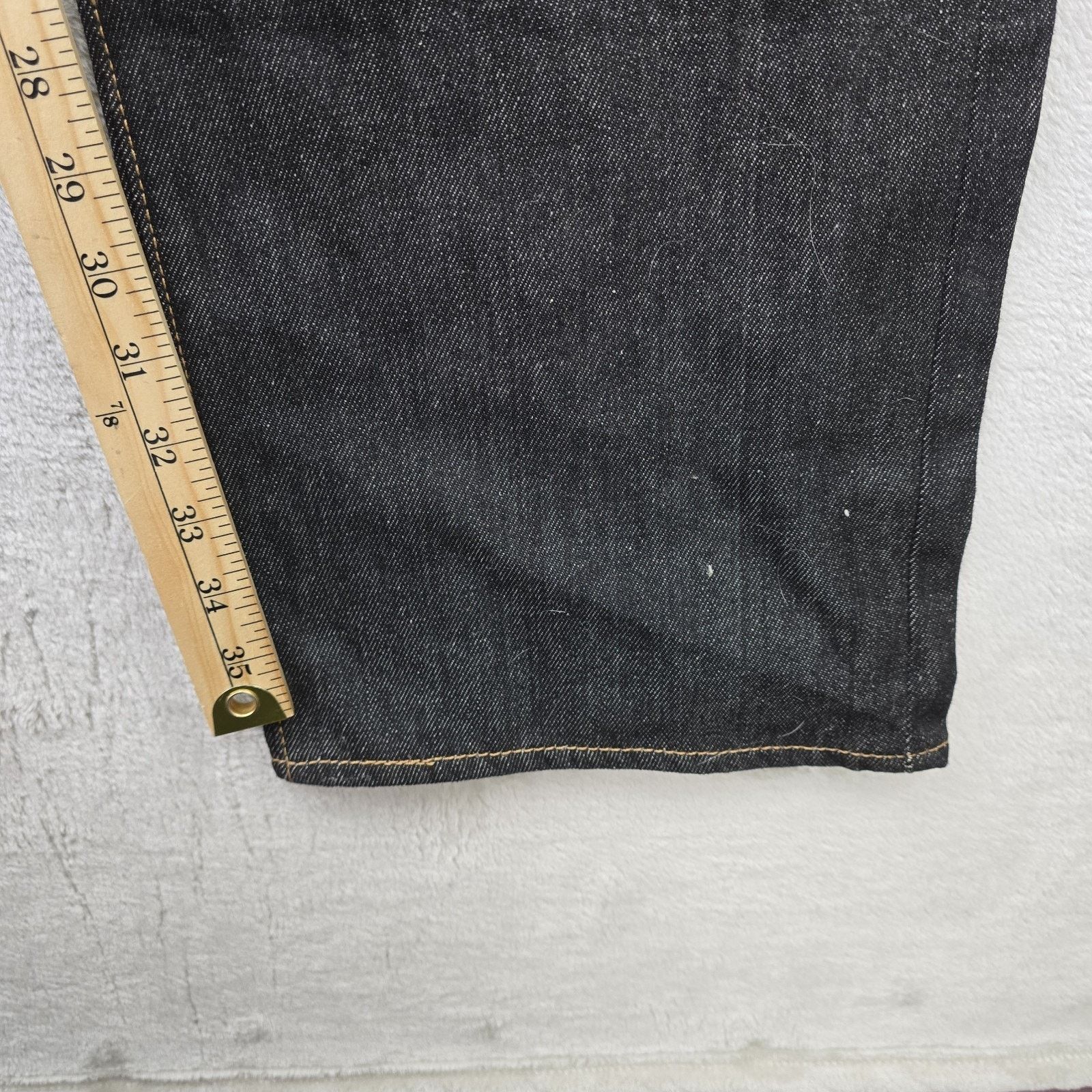 Levi's Levis 501 Jeans 40x38 Black Denim Straight Leg Button Fly Size US 40 / EU 56 - 11 Thumbnail
