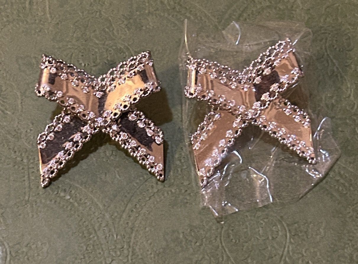 Shushu/Tong SHUSHU/TONG YVMIN Edition Lace Bow Earring AG925 Size ONE SIZE - 2 Thumbnail