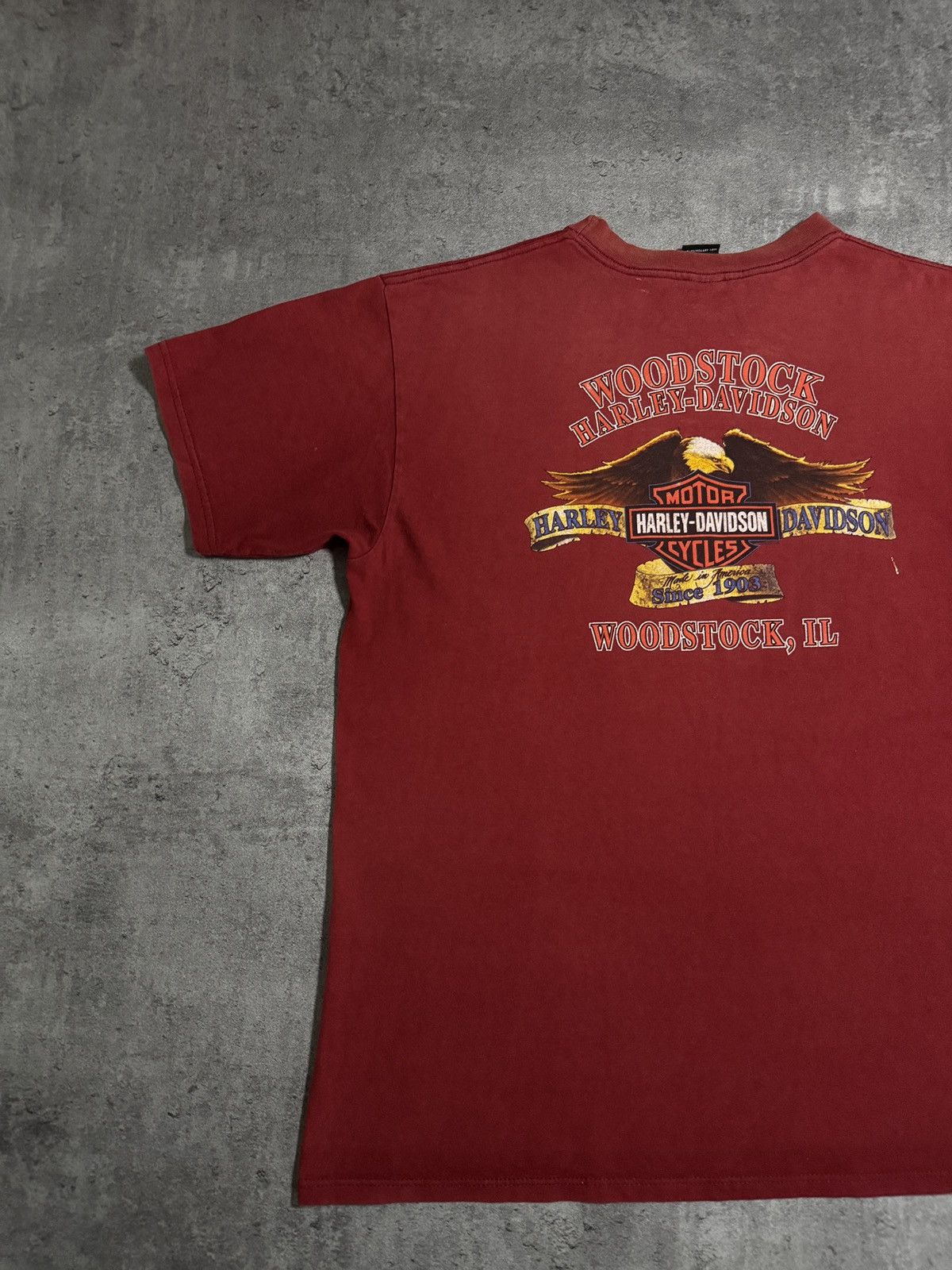 Band Tees × Harley Davidson × Vintage Motor Harley-Davidson 2000’ Licensed Boxy Tee Vintage Logo Size US XL / EU 56 / 4 - 3 Thumbnail