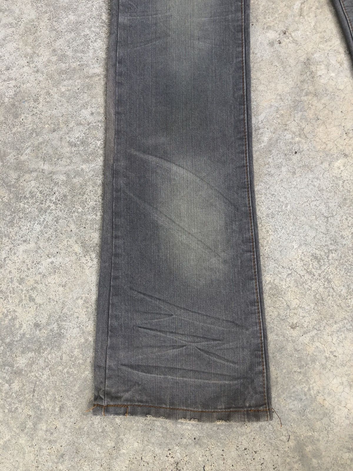 If Six Was Nine Japanese Indecent Flared Jeans Distressed Jeans Size US 33 - 6 Thumbnail