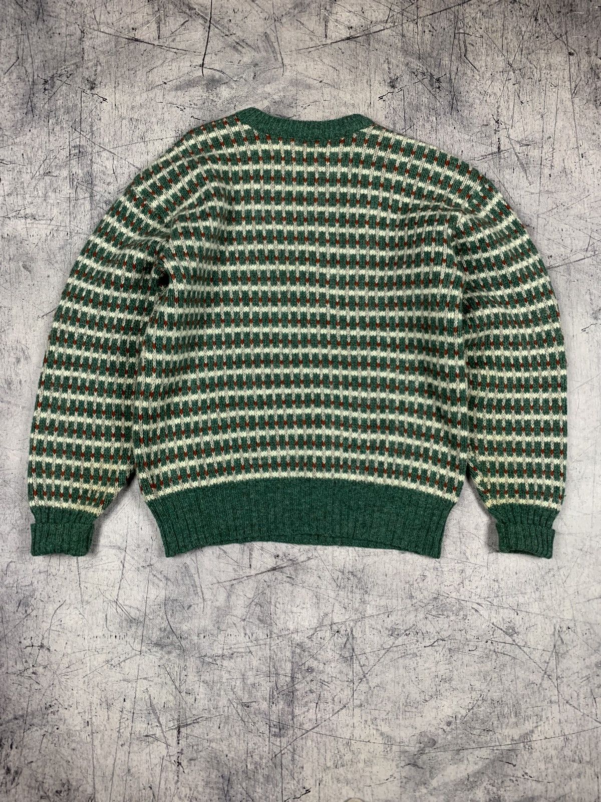Vintage Vintage Rare Made In Norway Knitted Sweater Wool 90s Size US L / EU 52-54 / 3 - 13 Thumbnail