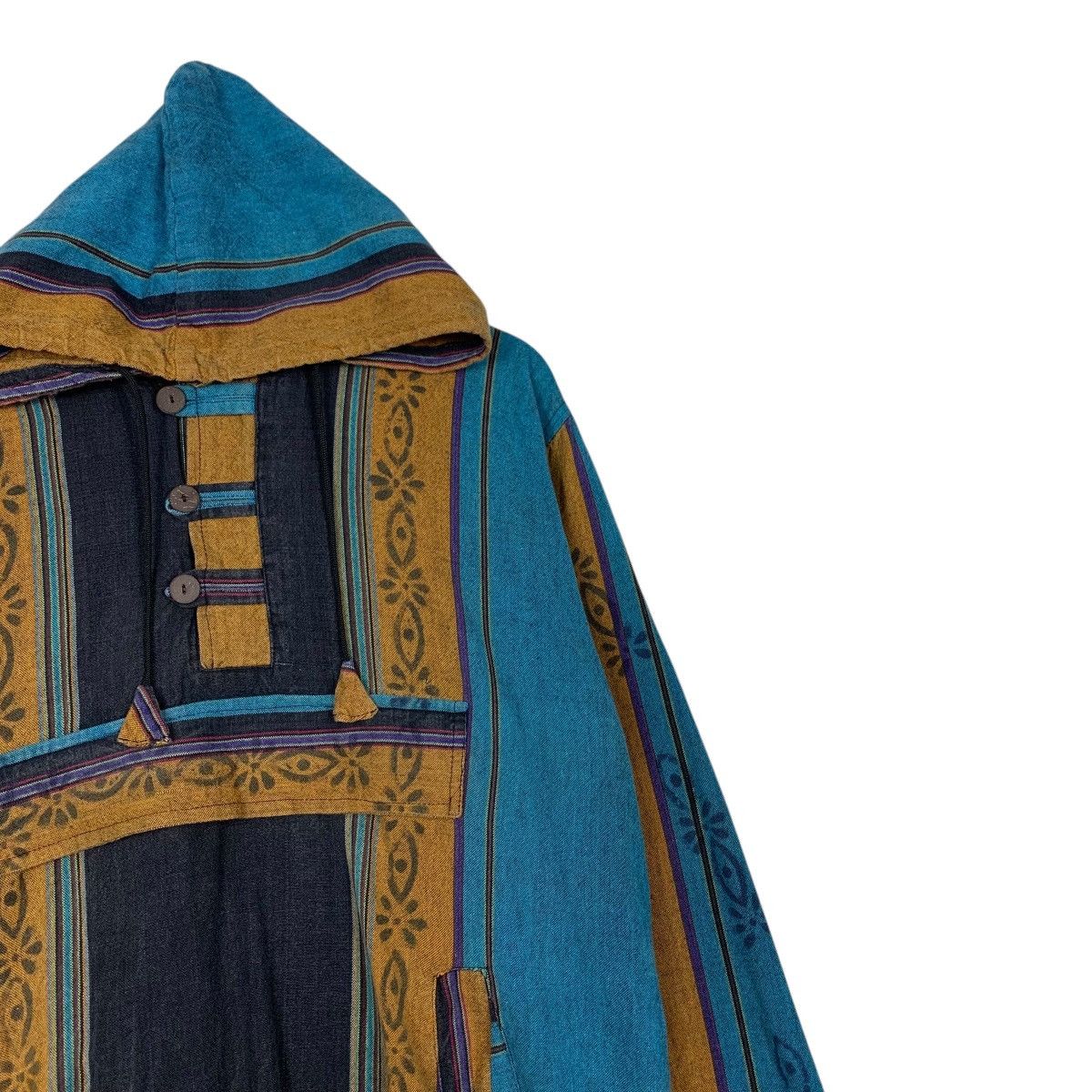 Baja East Vintage Baja Mexico Traditional Art Logo Hoodies #2366-C106 Size US L / EU 52-54 / 3 - 5 Thumbnail
