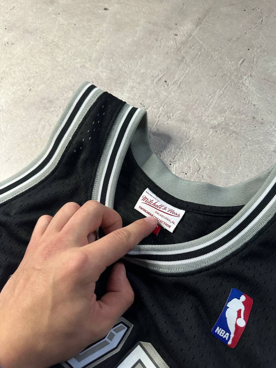 Mitchell & Ness × NBA San Antonio Spurs Tony Parker 2001-02 Hardwood Jersey Shirt Size US L / EU 52-54 / 3 - 4 Thumbnail
