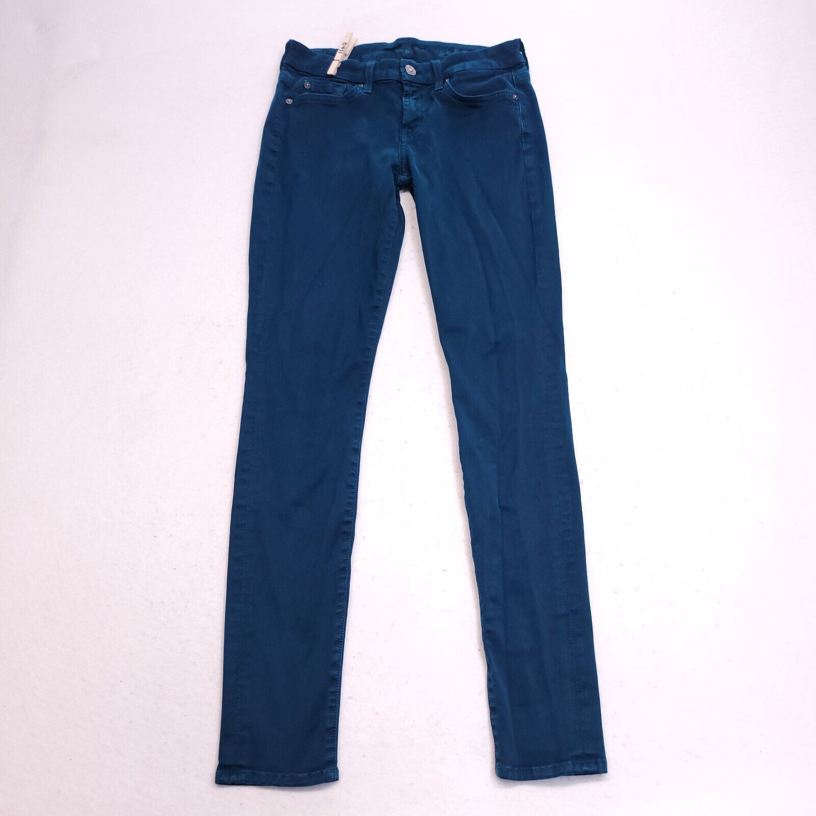7 For All Mankind 7 For All Mankind Medium Wash Denim Jeans Women Size 25 Blue Size 28" / US 6 / IT 42 - 2 Thumbnail
