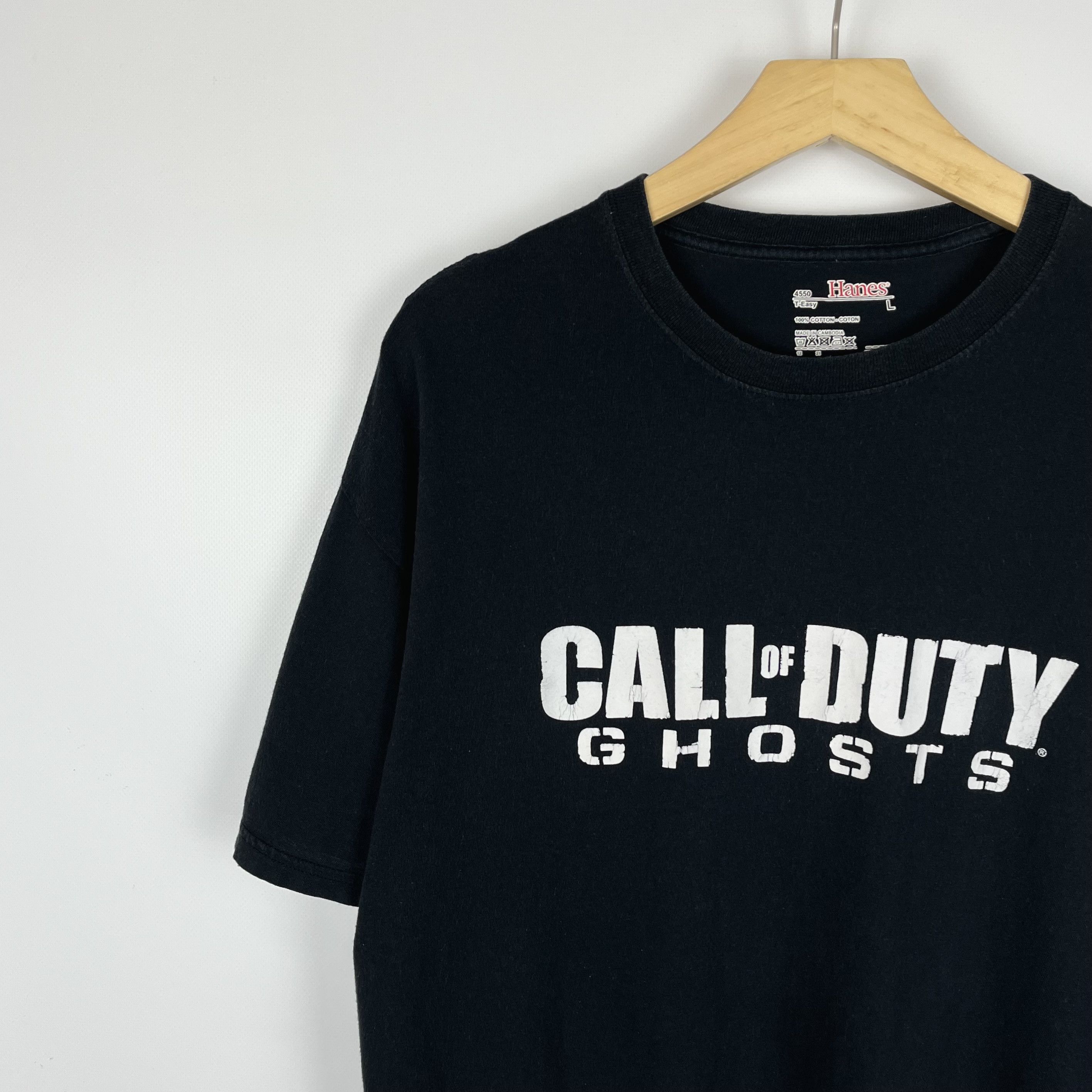 Vintage Vintage Call Of Duty Ghosts Game Promo T Shirt 2013 Size US L / EU 52-54 / 3 - 5 Thumbnail
