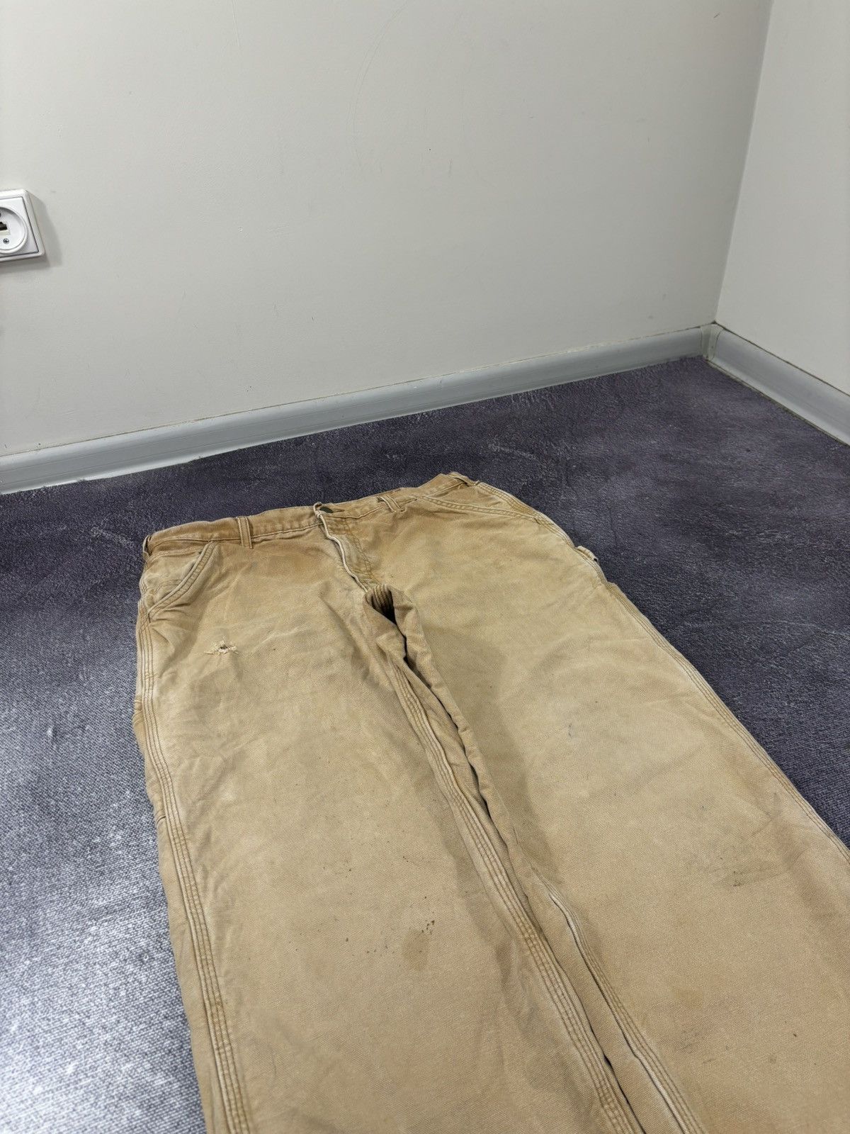 Carhartt Vintage Carhartt Dungaree Fit Insulated Denim Baggy Pants Size US 36 / EU 52 - 14 Thumbnail