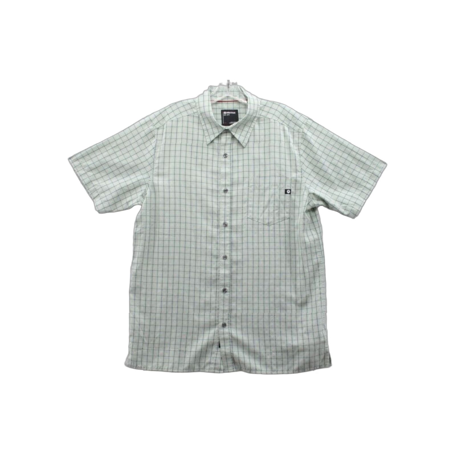 Marmot Marmot Eldridge Shirt Men's Large Green Check Button-Up Casual Travel Vacation Hiking Size US L / EU 52-54 / 3 - 1 Thumbnail