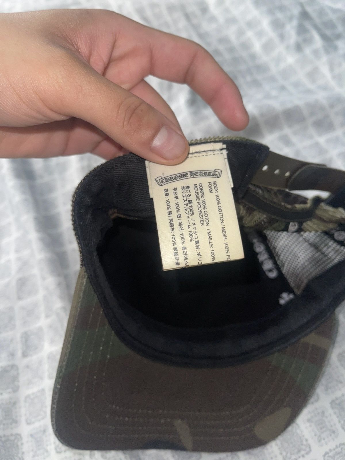 Chrome Hearts Chrome Hearts Camo Hat Size ONE SIZE - 5 Thumbnail