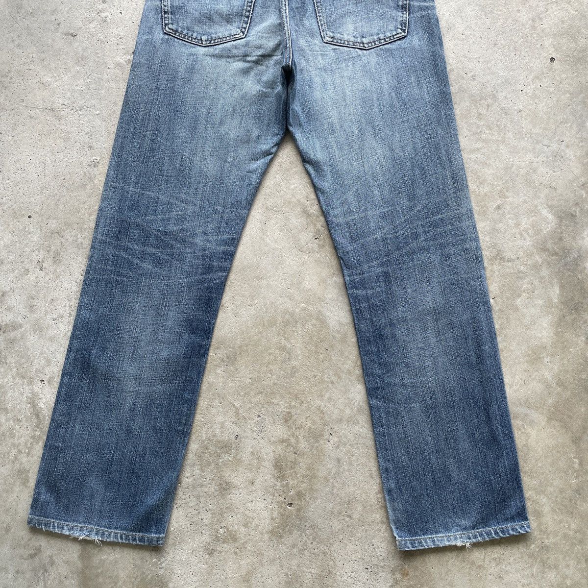 Japanese Brand Vintage Japanese Faded Jeans Denim Pants W33x31 Size US 33 - 10 Thumbnail