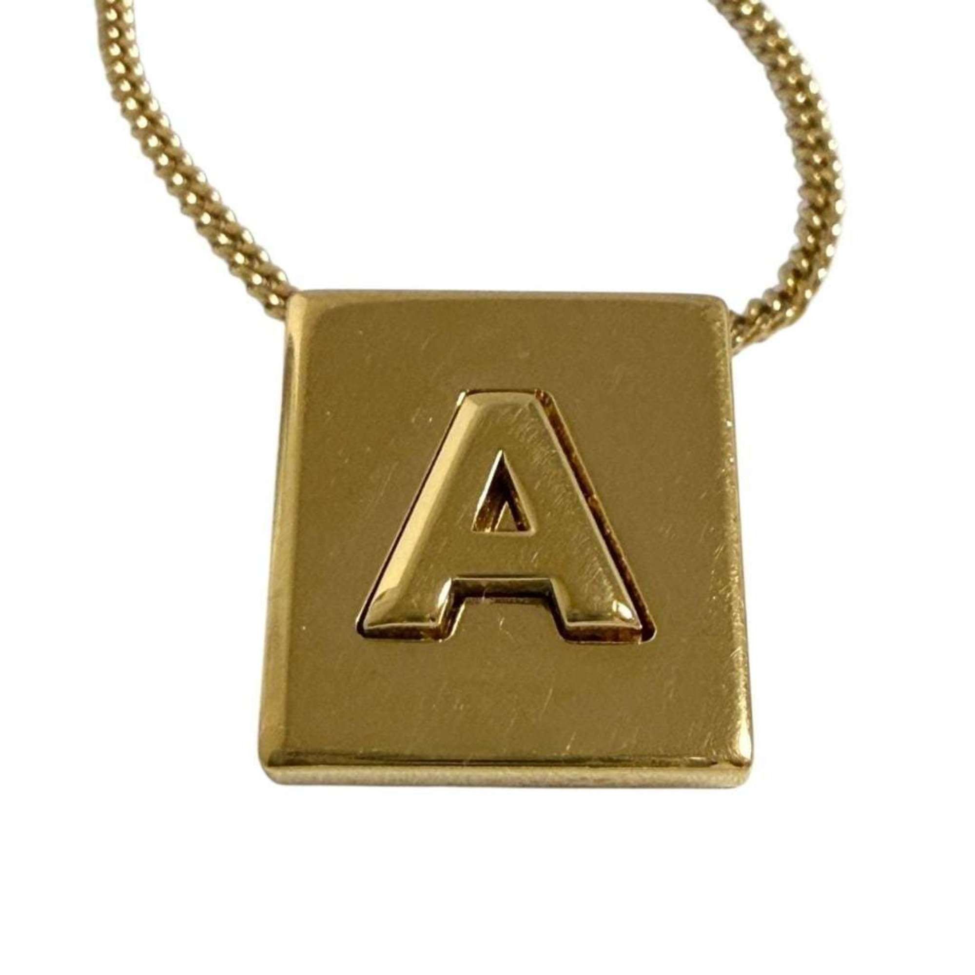 Celine Celine Women's Alphabet Necklace Pendant Initial A Size ONE SIZE - 1 Thumbnail