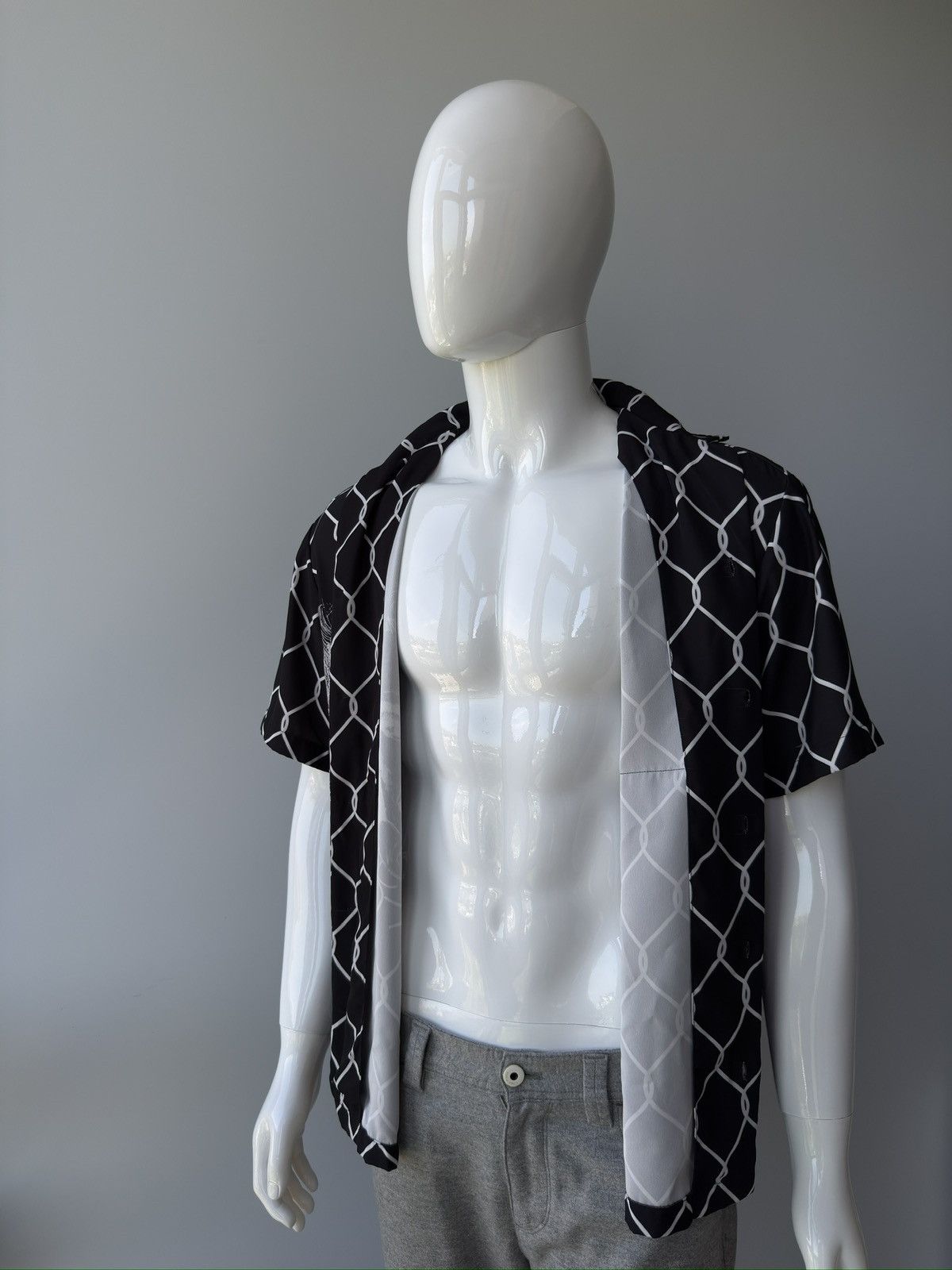 Off-White Off White Broken Fences Collar Shirt Size US M / EU 48-50 / 2 - 6 Thumbnail