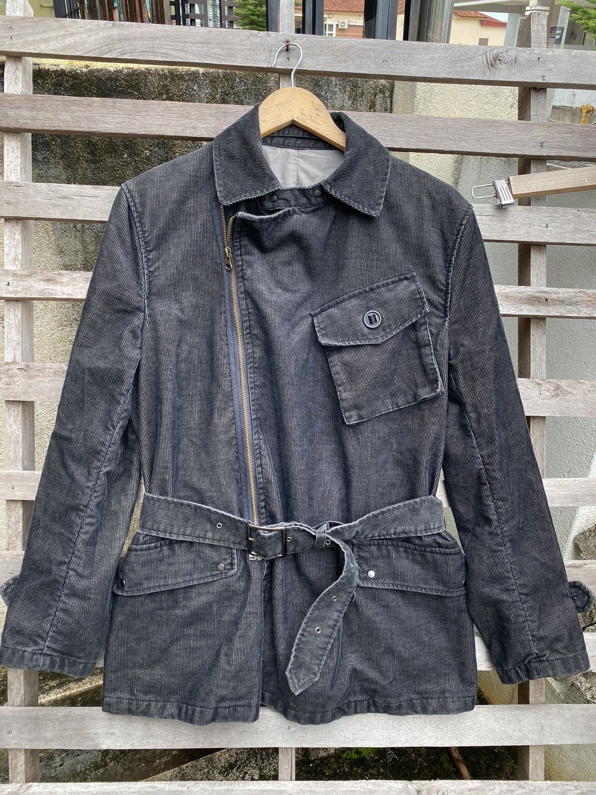 If Six Was Nine 🔥 Rare 🔥 Vintage PPFM Punk Style Corduroy Jacket Size M / US 6-8 / IT 42-44 - 3 Thumbnail