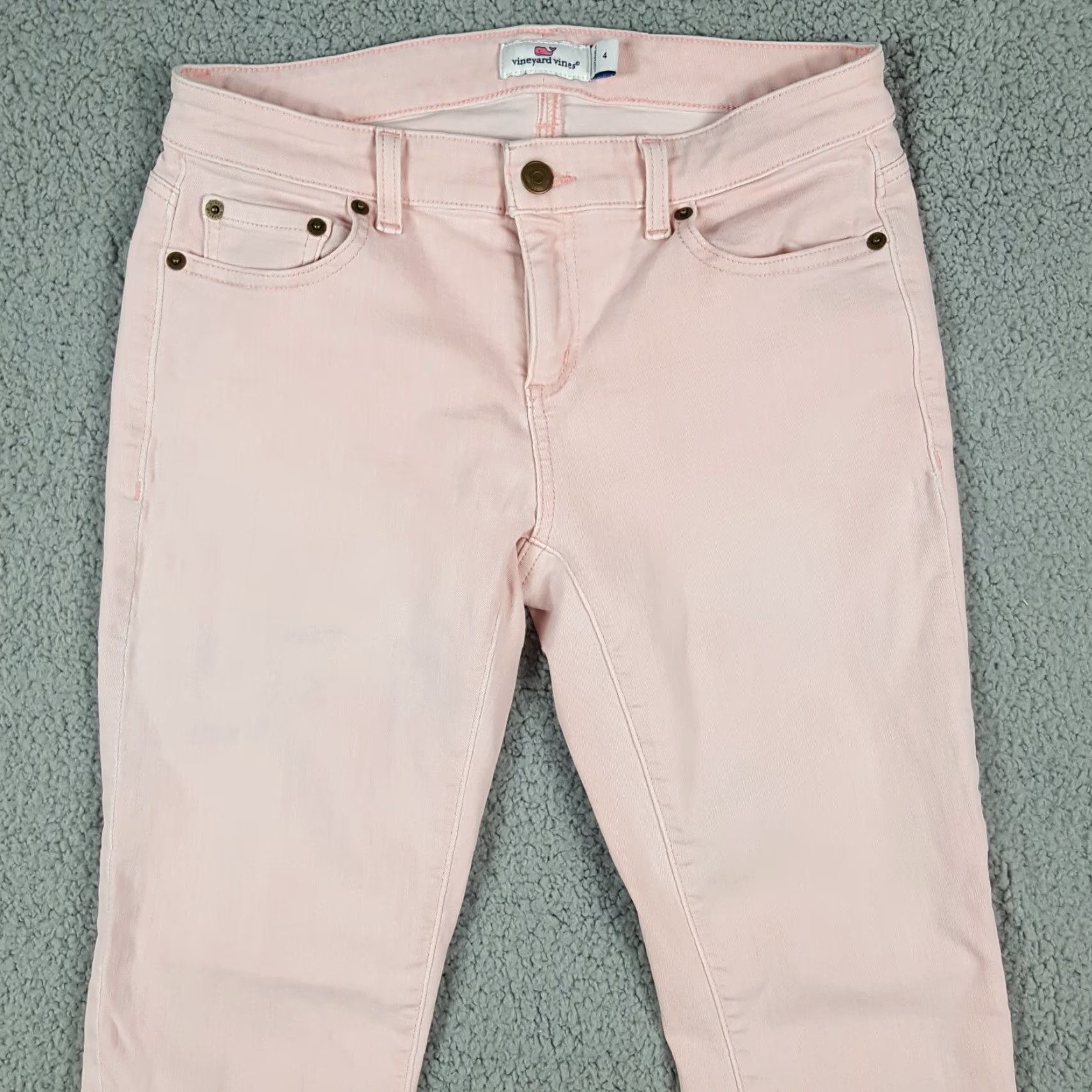 Vineyard Vines VINTAGE Vineyard Vines Pants Tapered Slim Low Rise Pink 4 Women Adult Regular Size 4 Boho 00s Outdoor Mens Womens? Size 27" / US 4 / IT 40 - 2 Thumbnail