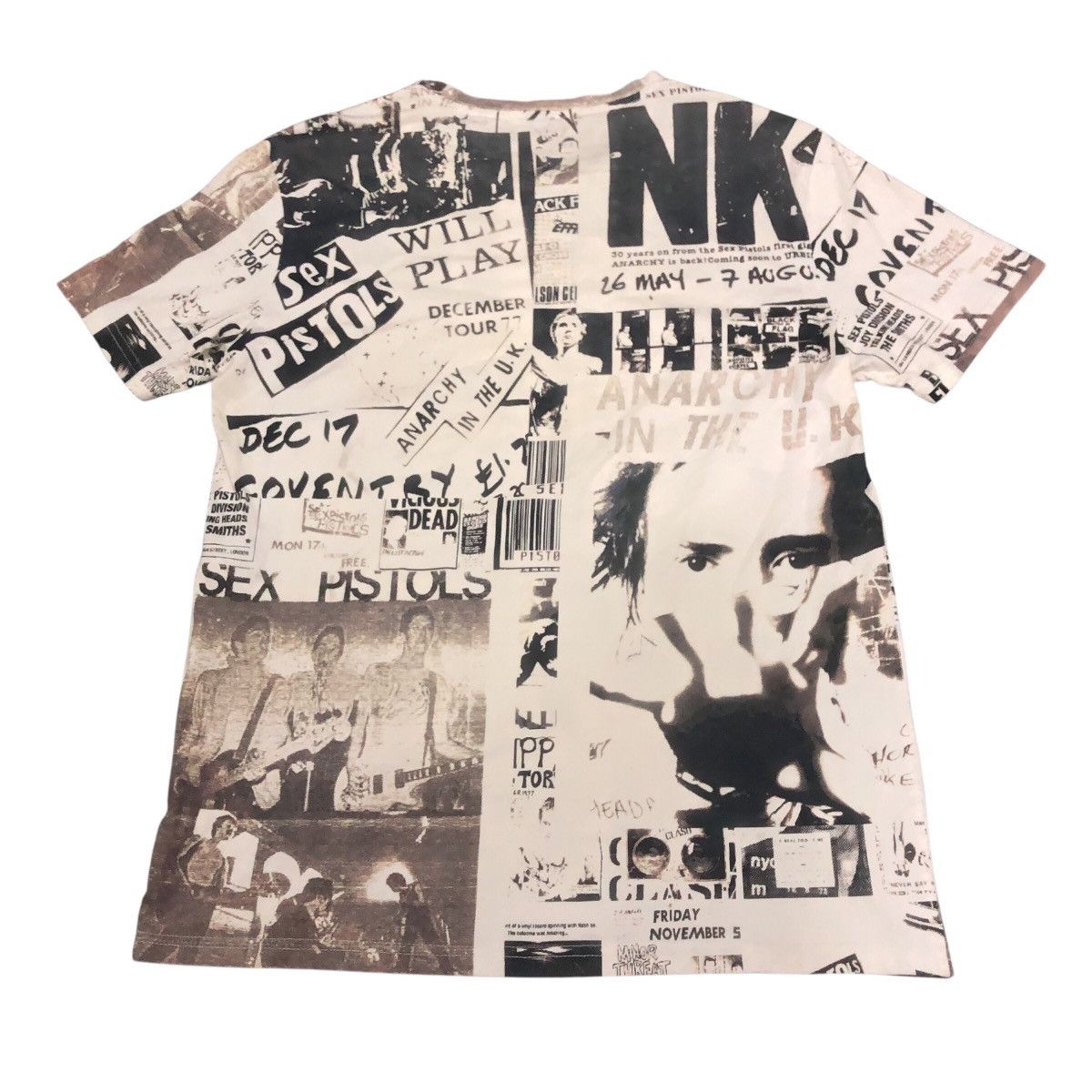 Band Tees × Japanese Brand × Seditionaries Sex Pistol Punk Collage Tshirt Black Flag The Clash Size US M / EU 48-50 / 2 - 3 Thumbnail