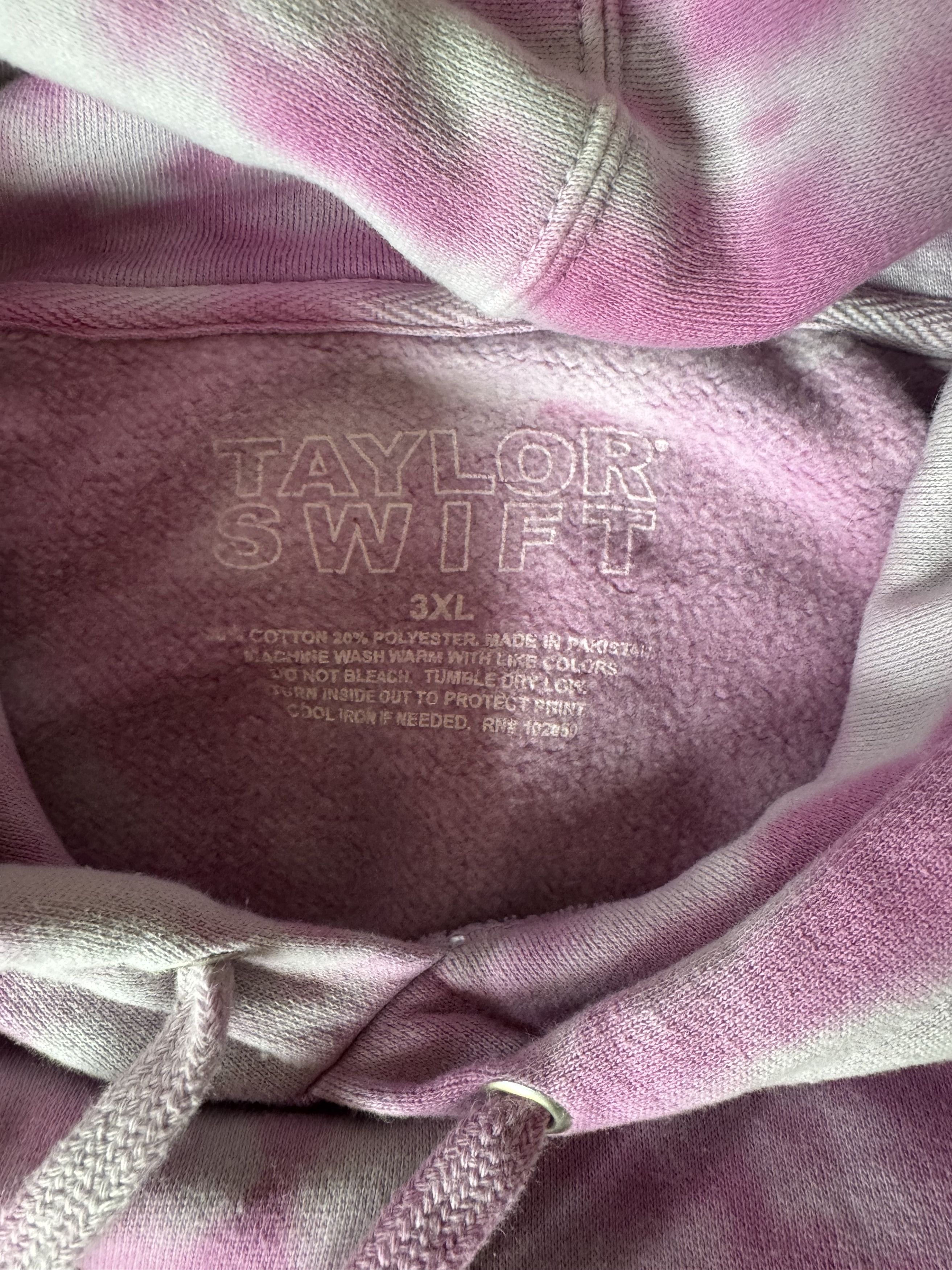 Other Pink Tie-Dyed Taylor Swift "To My Lover" 3XL Sweatshirt Size US XXL / EU 58 / 5 - 4 Thumbnail
