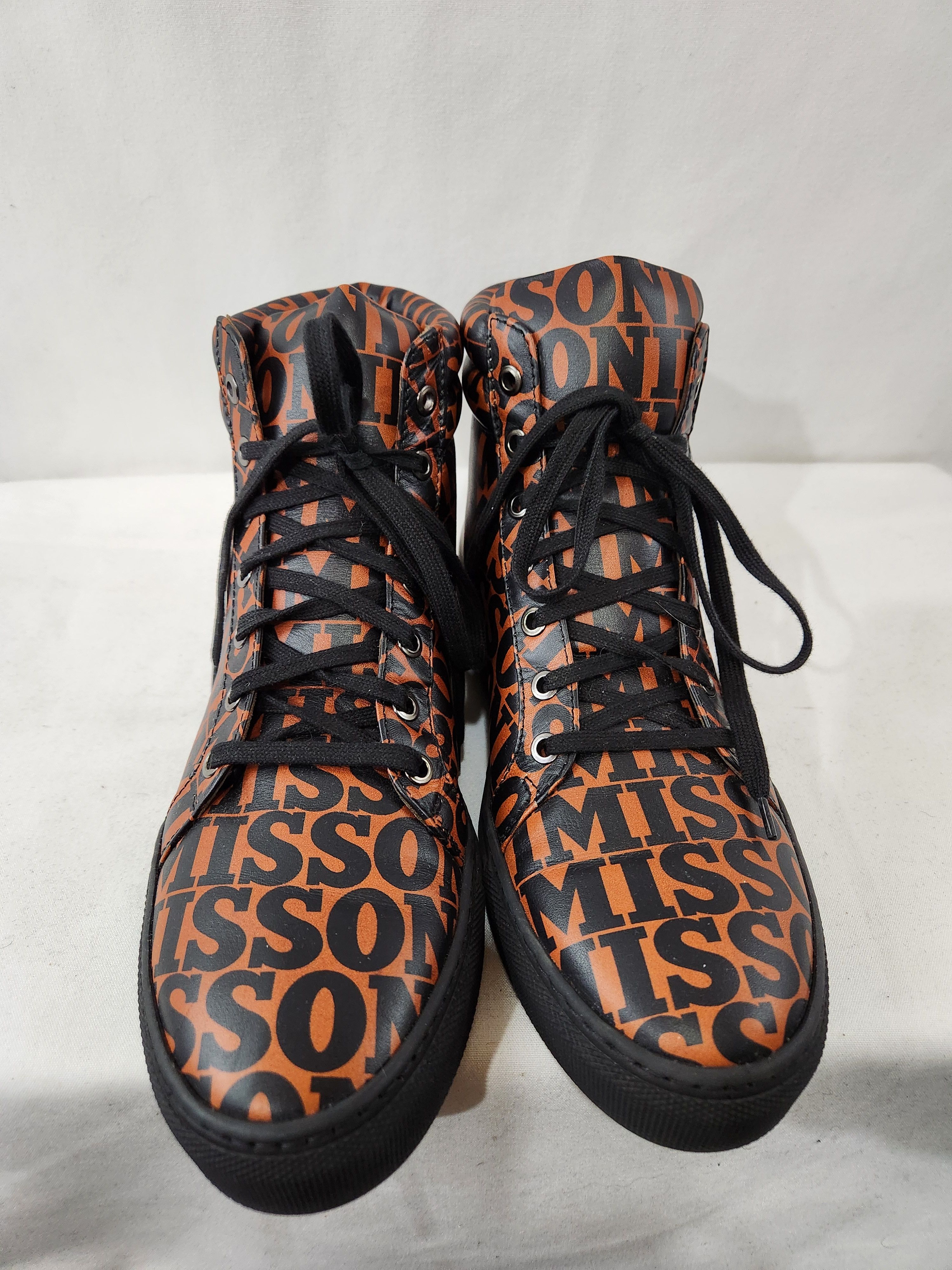 Missoni 65th Anniv All Over Print High Top Sneaker Made Italy Size US 7 / EU 40 - 2 Thumbnail