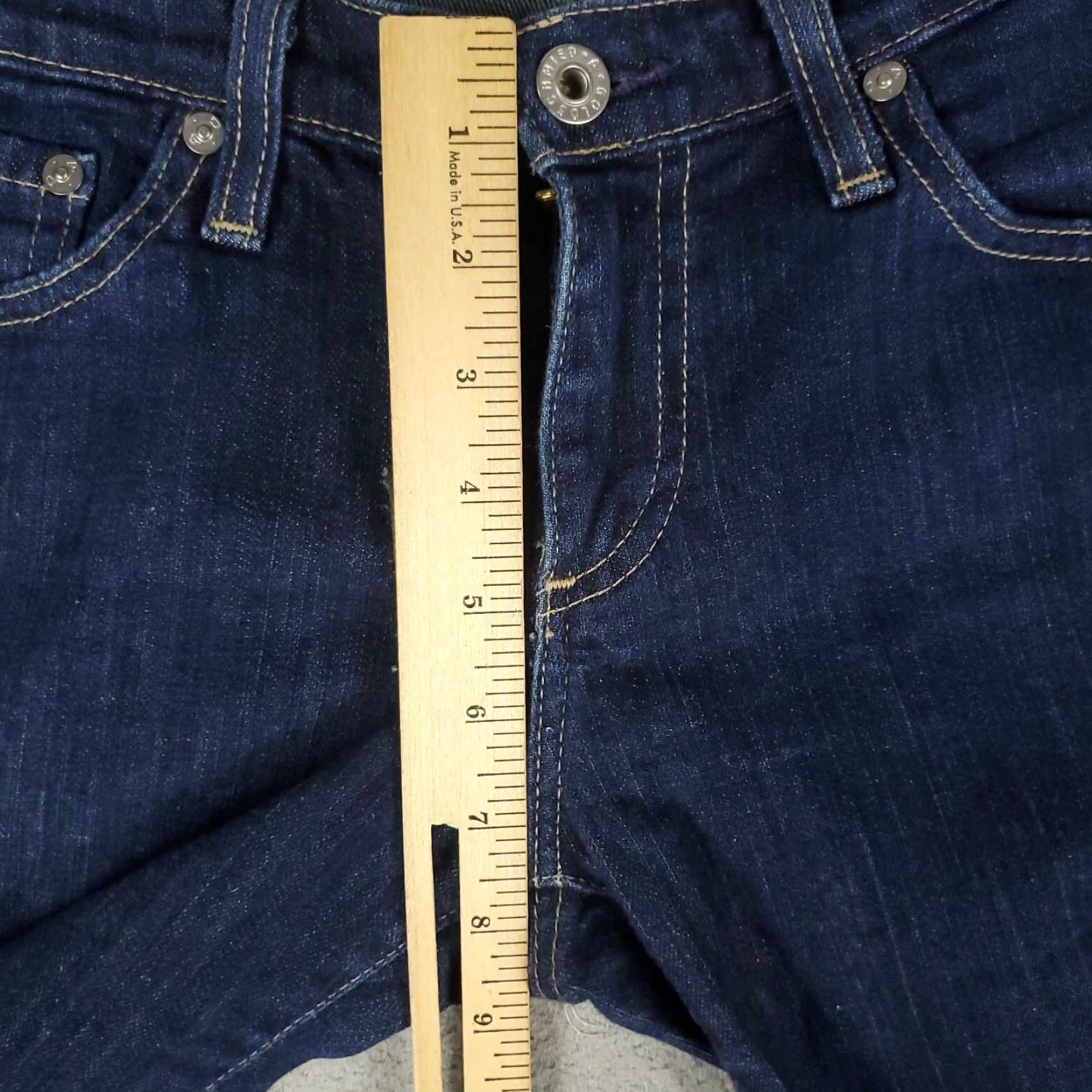 Vintage VINTAGE AG Adriano Goldschmied Jeans Womens 27x30 Skinny Cigarette Leg Denim Blue 2010s Size 27" / US 4 / IT 40 - 5 Thumbnail