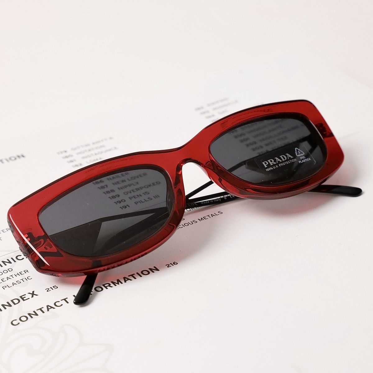 Prada PRADA 0PR 14YS SUNGLASSES Size ONE SIZE - 7 Thumbnail