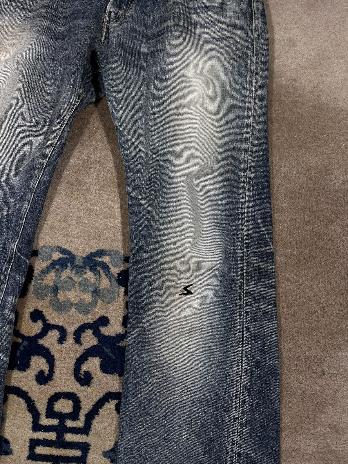 Undercover Undercover Undercoverism SS07 Chaos Purple Fade Denim Jeans Size US 32 / EU 48 - 2 Thumbnail
