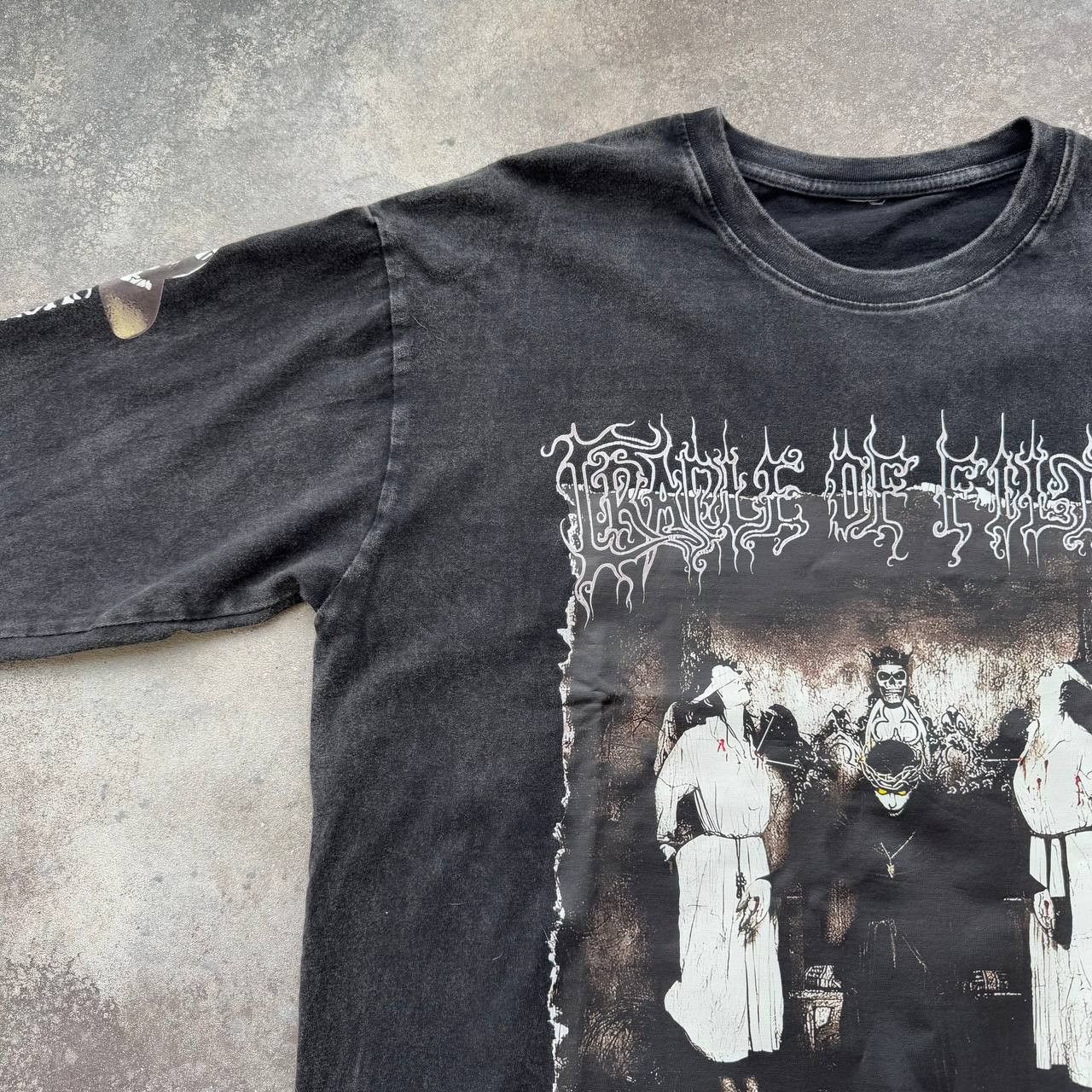 Japanese Brand Cradle of Filth Faded Long Sleeve Shirt Size US M / EU 48-50 / 2 - 3 Thumbnail