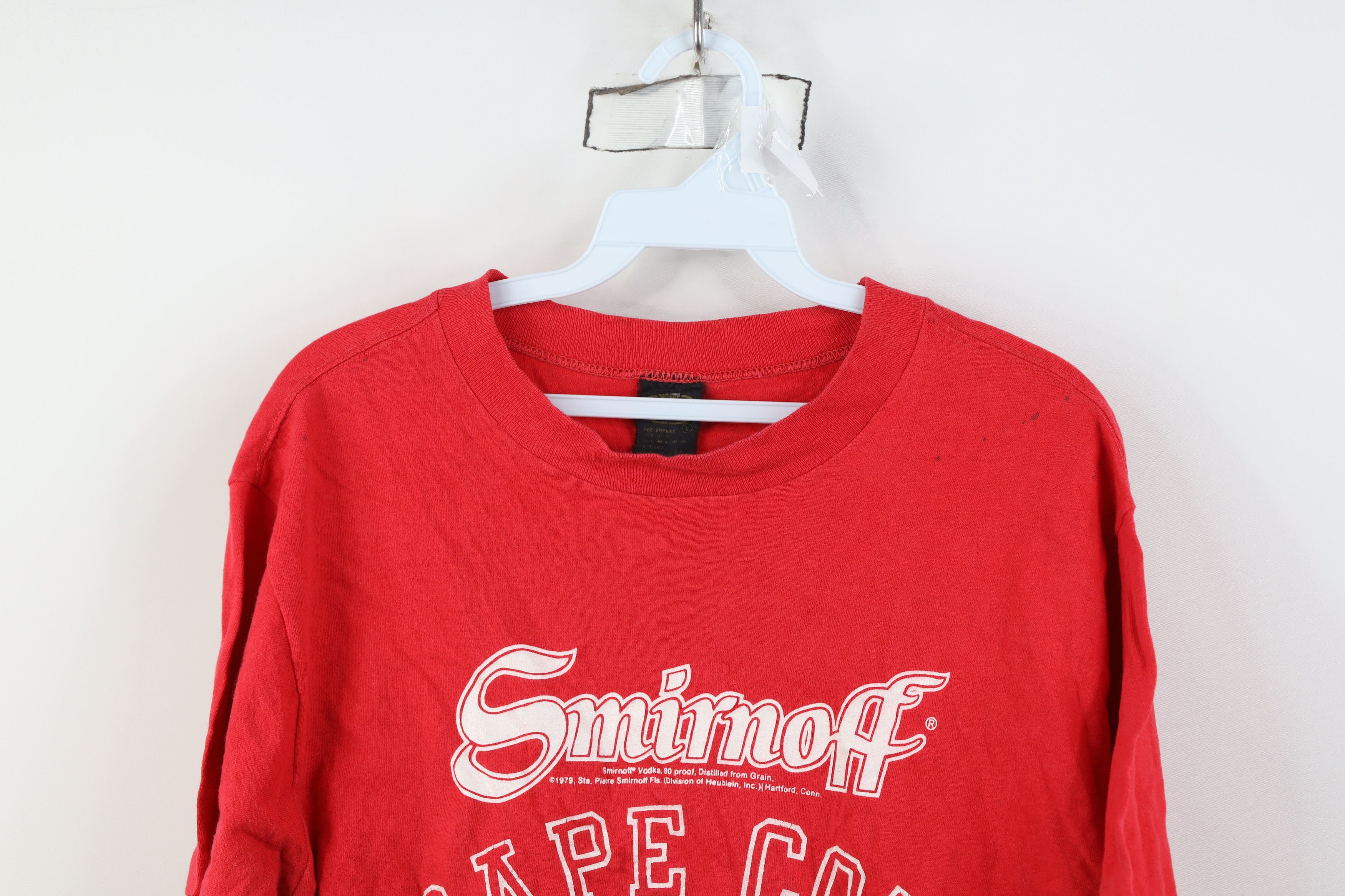Vintage Vintage 70s Spell Out Smirnoff Cape Cod Classic T-Shirt USA Size US L / EU 52-54 / 3 - 2 Thumbnail
