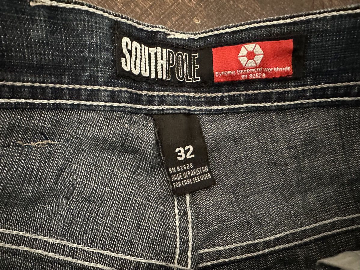 Southpole VTG Southpole Men’s Dark Blue Red Tab Denim Shorts-32x13 Size US 32 / EU 48 - 3 Thumbnail