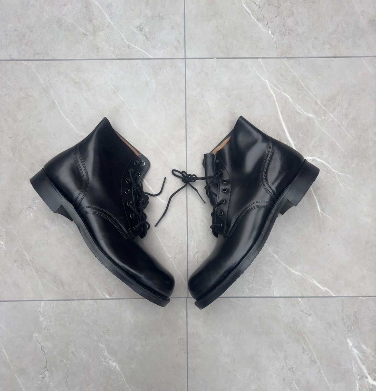 Other 1985 Vintage Steel Toe Ankle Combat Boots Size US 10 / EU 43 - 2 Thumbnail
