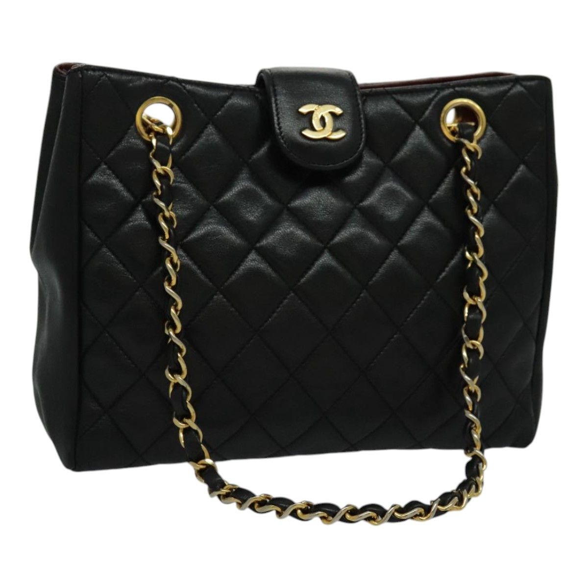 Chanel Chanel Vintage Chain Shoulder Bag Quilted Lambskin Size ONE SIZE - 1 Thumbnail