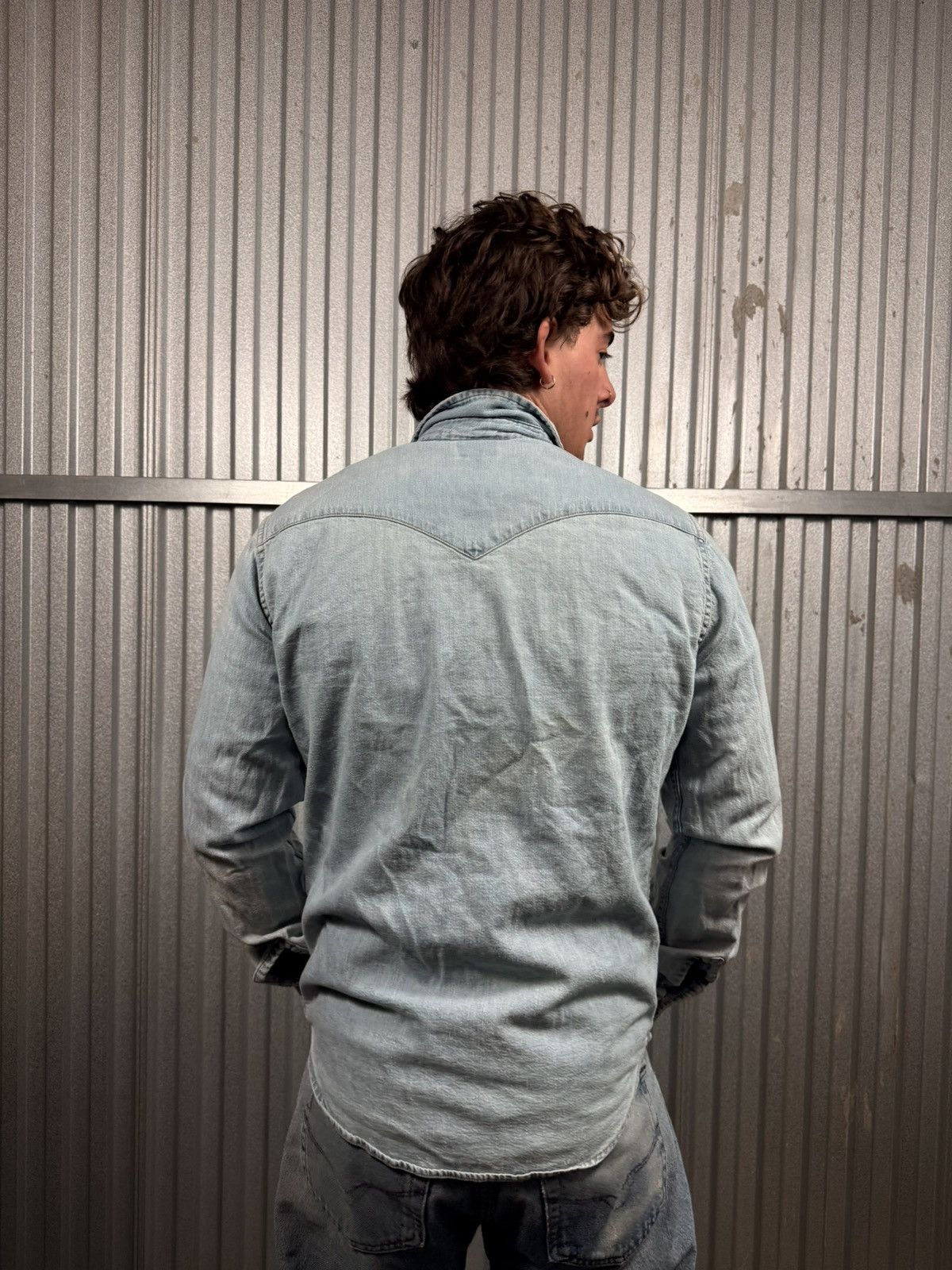 Levi's Levis Classic Denim Western Pearl Snap Cowboy Button Up Size US M / EU 48-50 / 2 - 4 Thumbnail