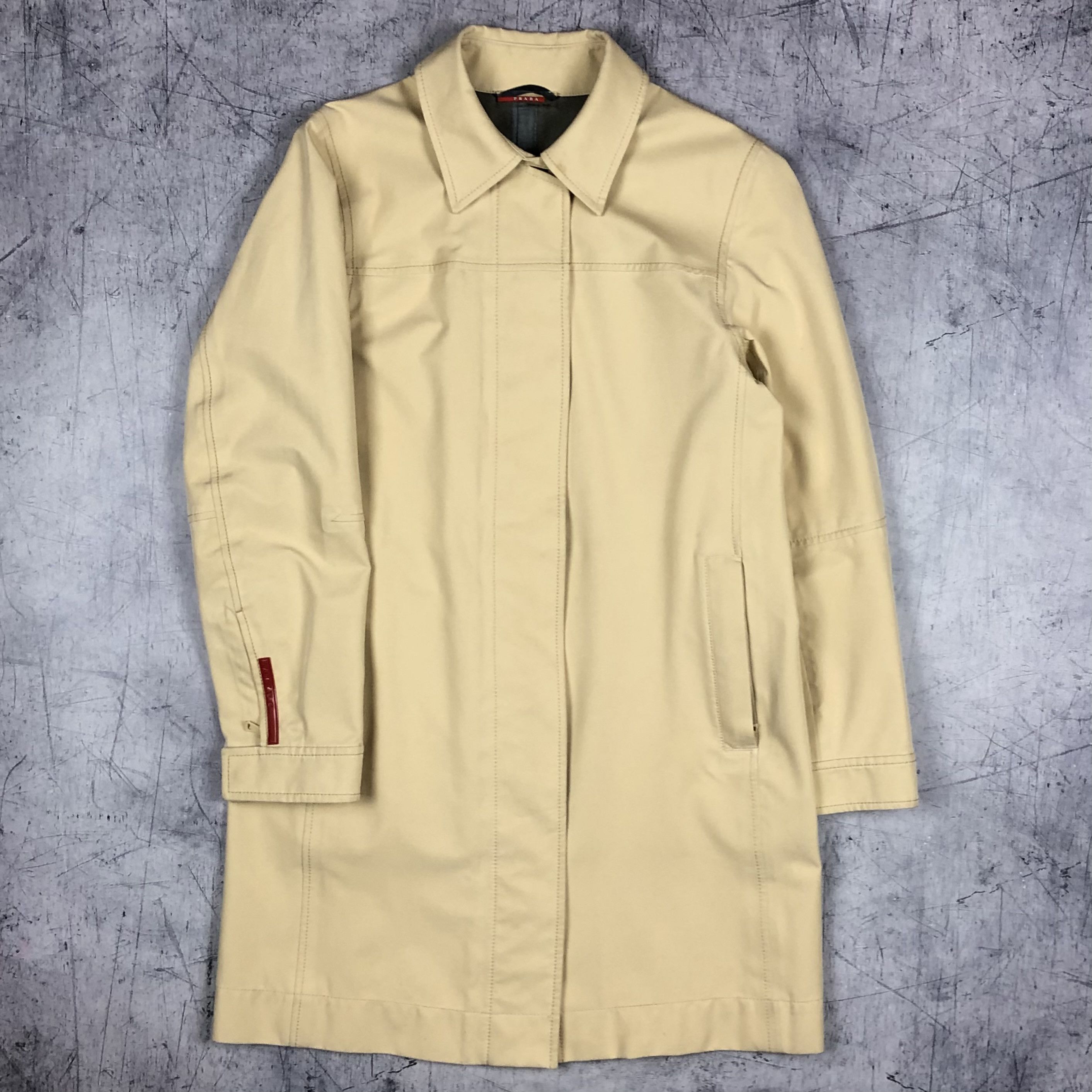 Prada Vintage Prada Gore-Tex Coat Jacket Nylon Red Tab Size S / US 4 / IT 40 - 1 Thumbnail