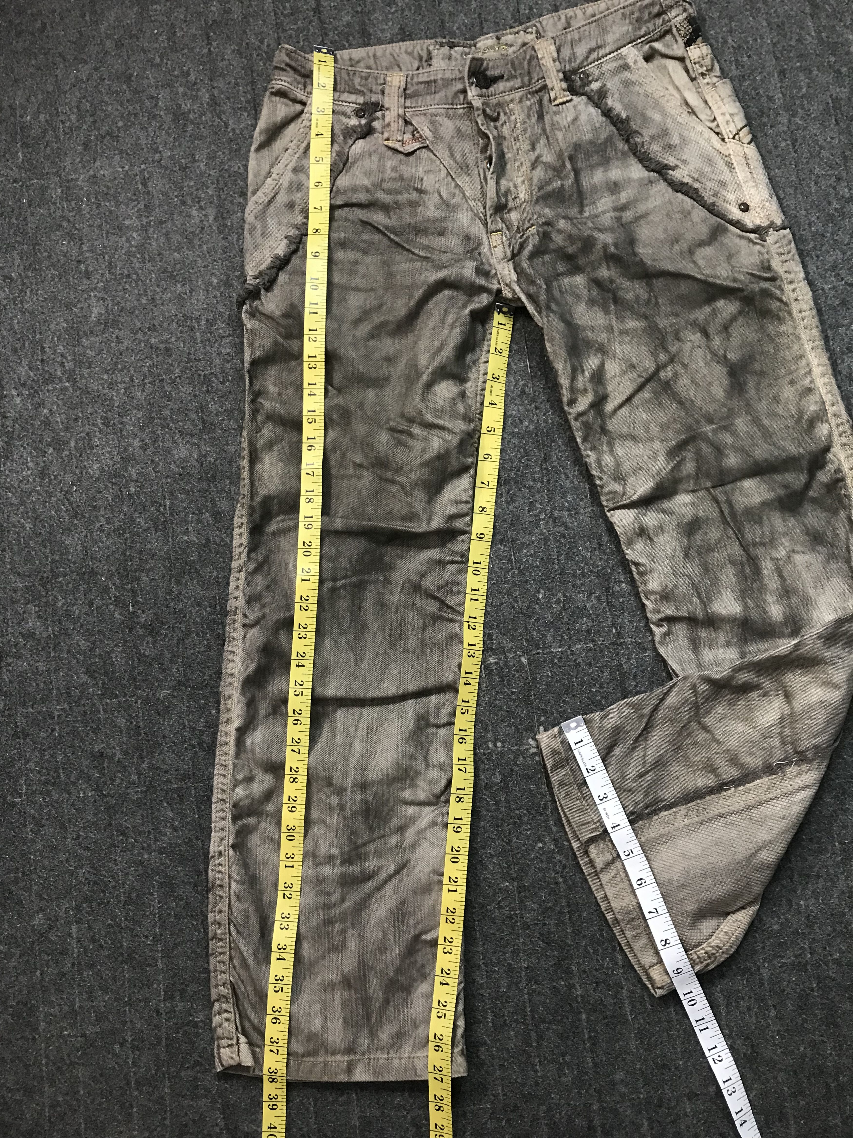 Japanese Brand Japanese Mudwash Jeans Ethic Style Buttonfly Straight Cut Size US 32 / EU 48 - 11 Thumbnail