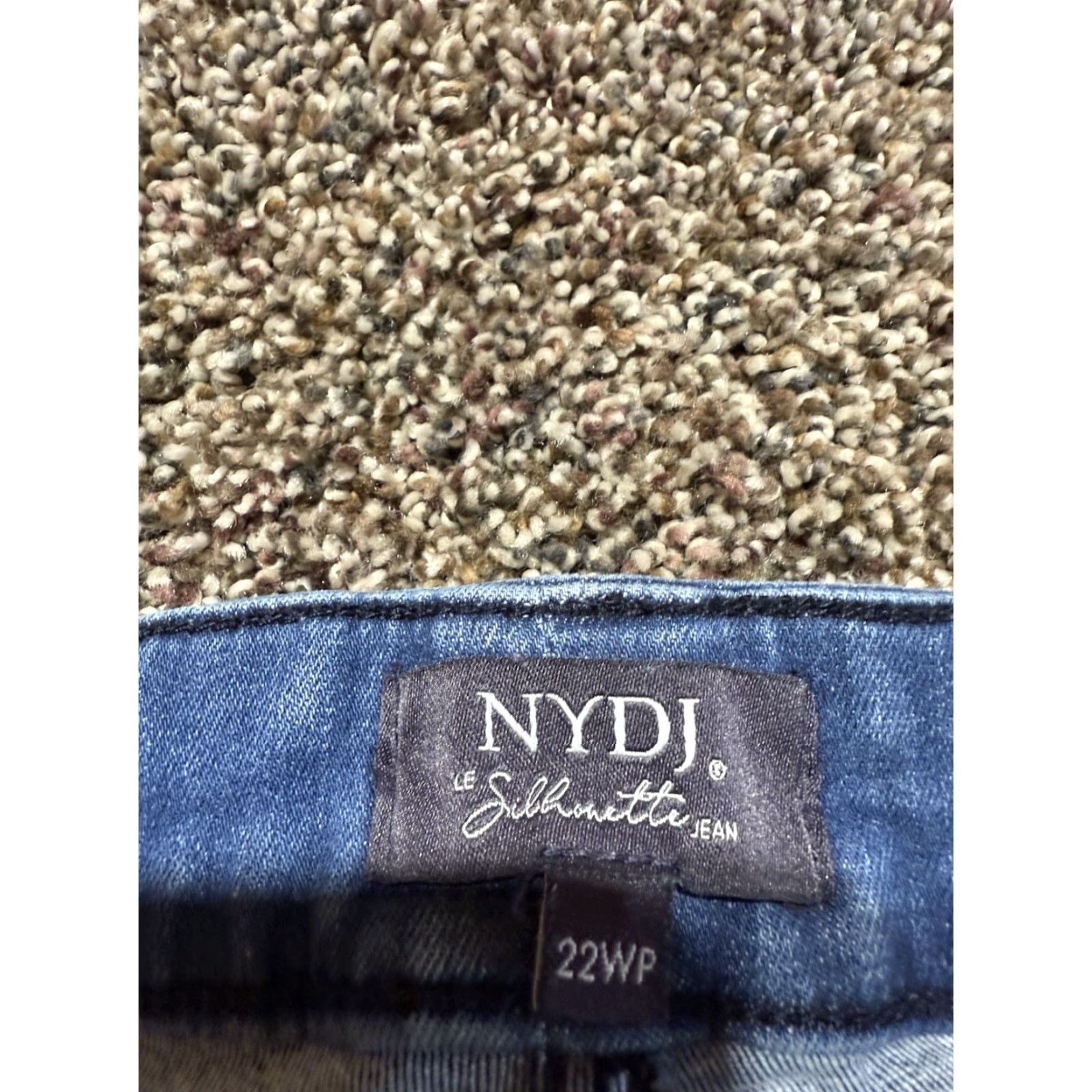 NYDJ NYDJ Women's Pants 22W Blue Denim Skinny Flex Stretch Ankle Plus Size 22WP Womens Shirts? Size 40" / US 18 - 4 Thumbnail