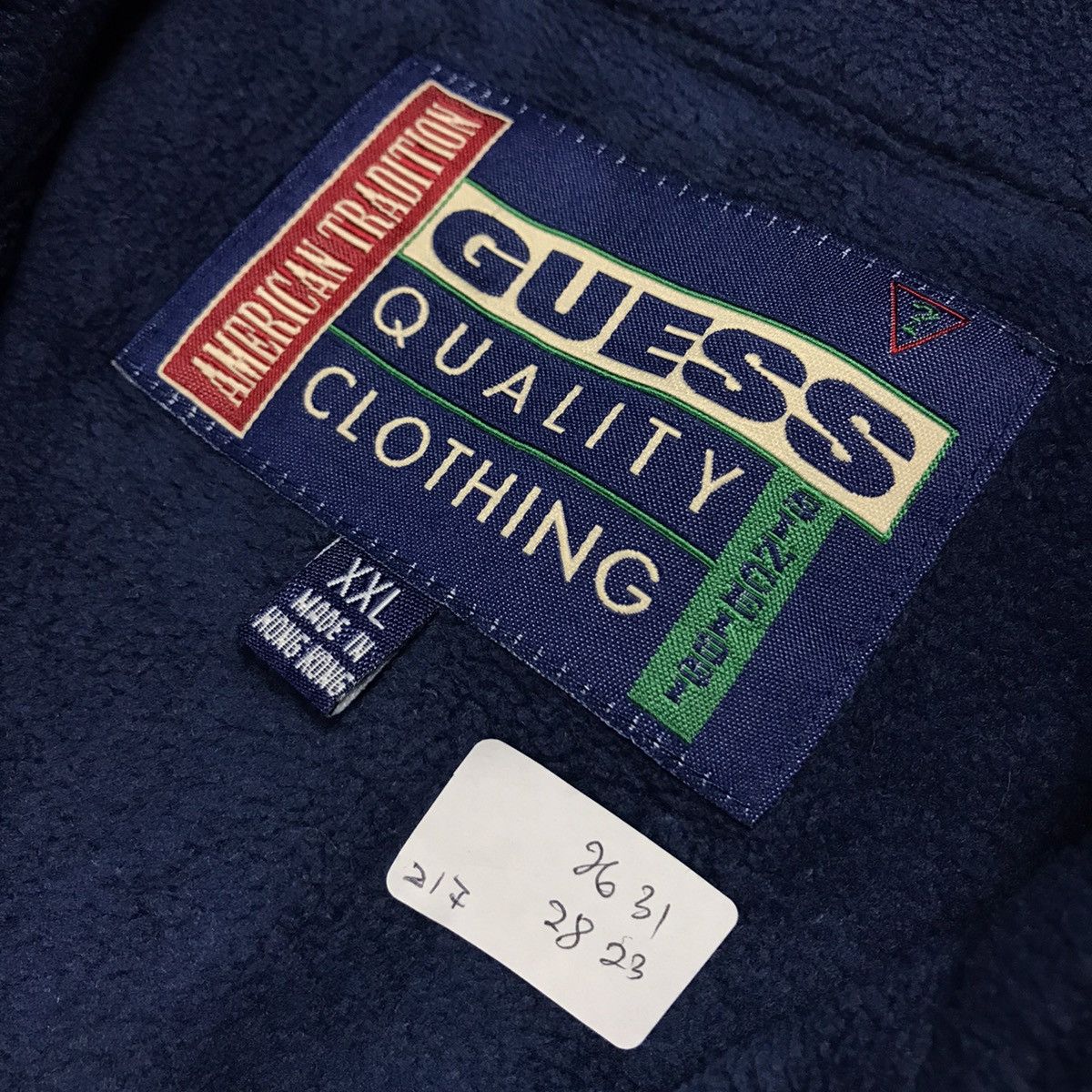 Guess × Japanese Brand Guess fleece half zipper jacket blue jacket Size US XL / EU 56 / 4 - 12 Thumbnail