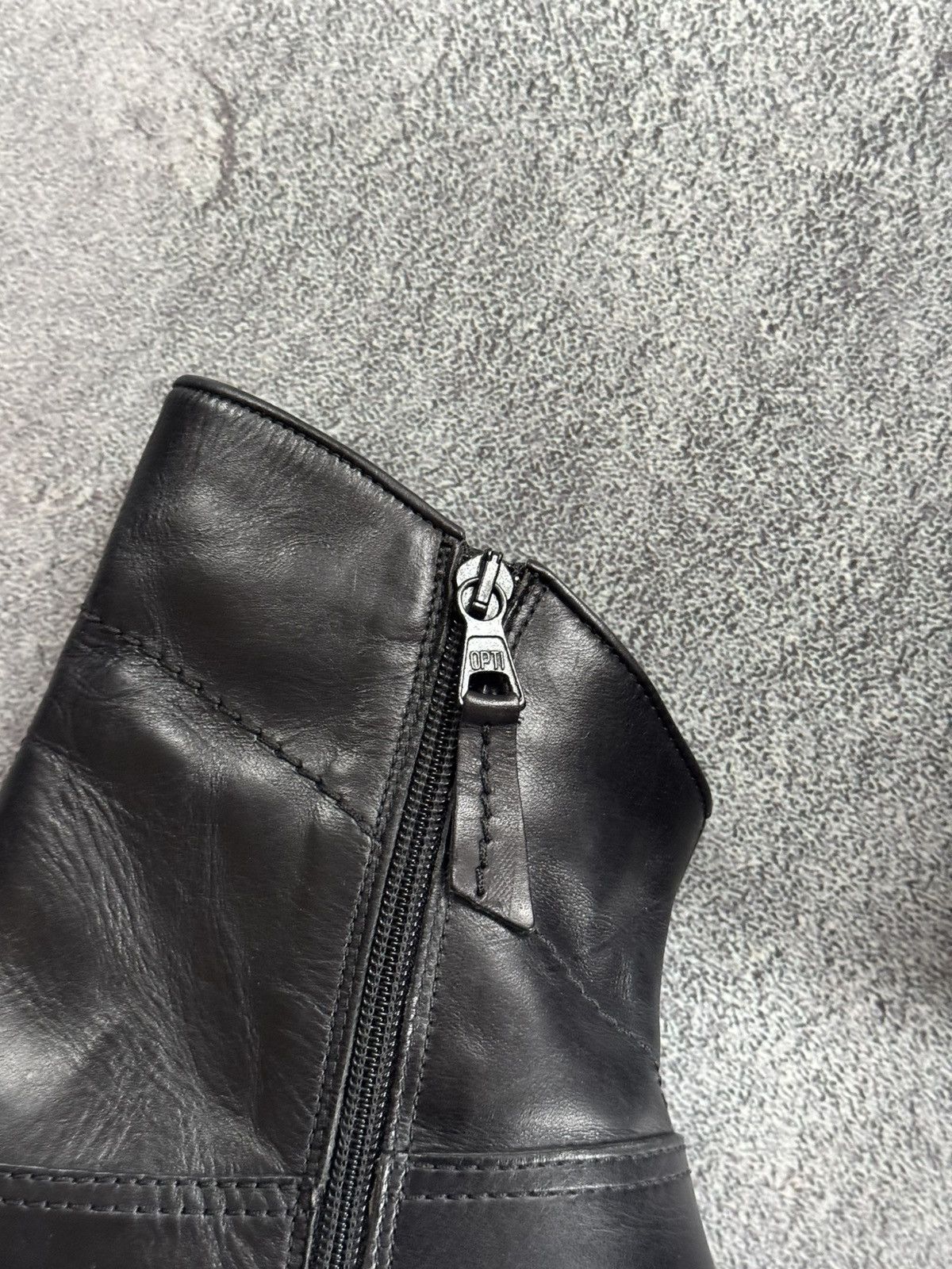A.S.98 × Leather AS98 Airstep A.S.98 black leather zip shoes boots Cossacks Size US 9 / IT 39 - 10 Thumbnail