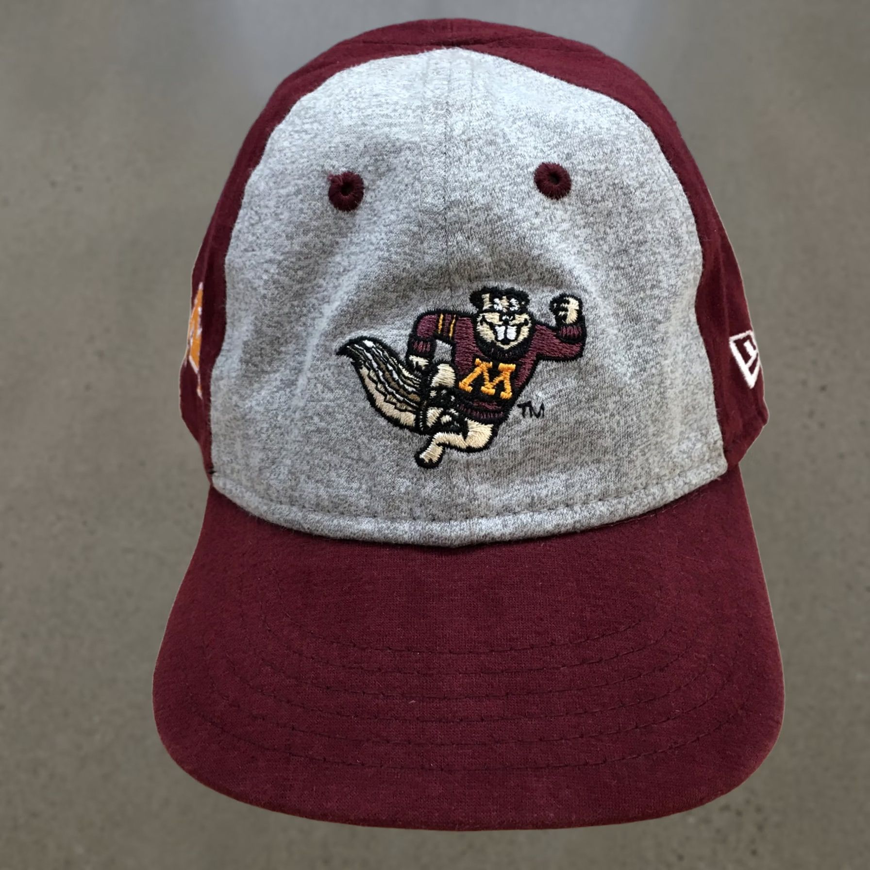 New Era Minnesota Golden Gopher Baseball Cap Hat Mens One Size Maroon Gray New Era Size ONE SIZE - 1 Thumbnail