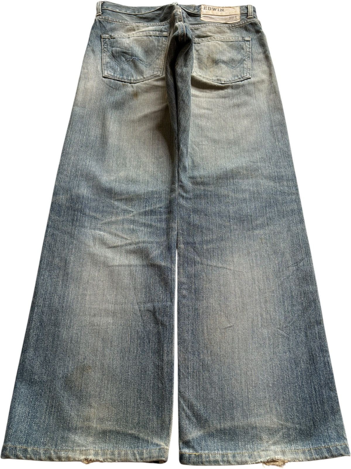 Edwin × Japanese Brand Exclusive Vintage Japanese Edwin Mud Wash Baggy Jeans Size US 30 / EU 46 - 2 Thumbnail