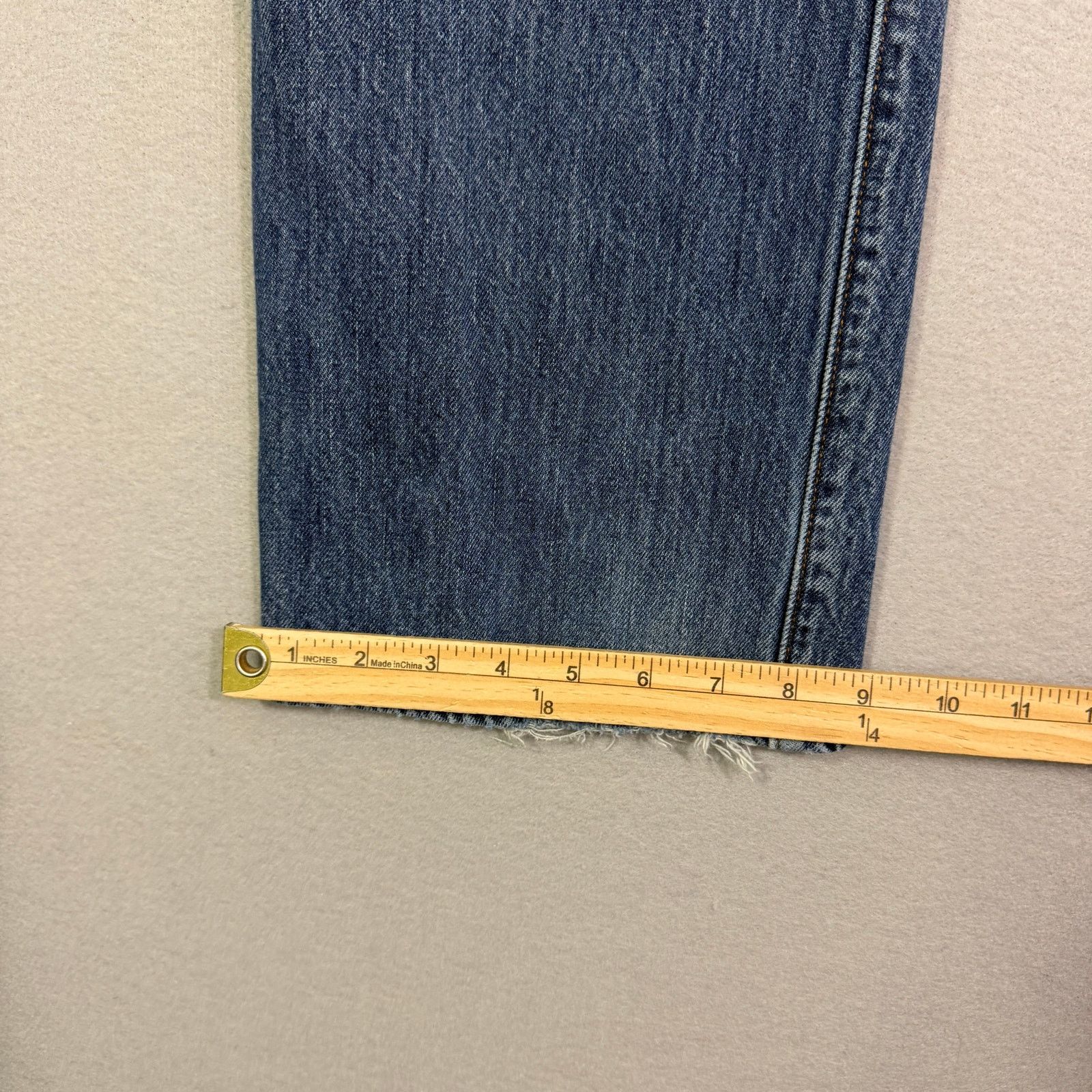 Levi's Levis 501 Jeans Men's 40x29 Blue Denim Faded Straight Leg Size US 40 / EU 56 - 10 Thumbnail