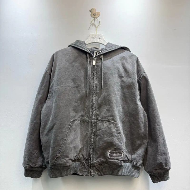 Dior Dior Gray Denim Men's Jacket 0089 Size US S / EU 44-46 / 1 - 1 Thumbnail