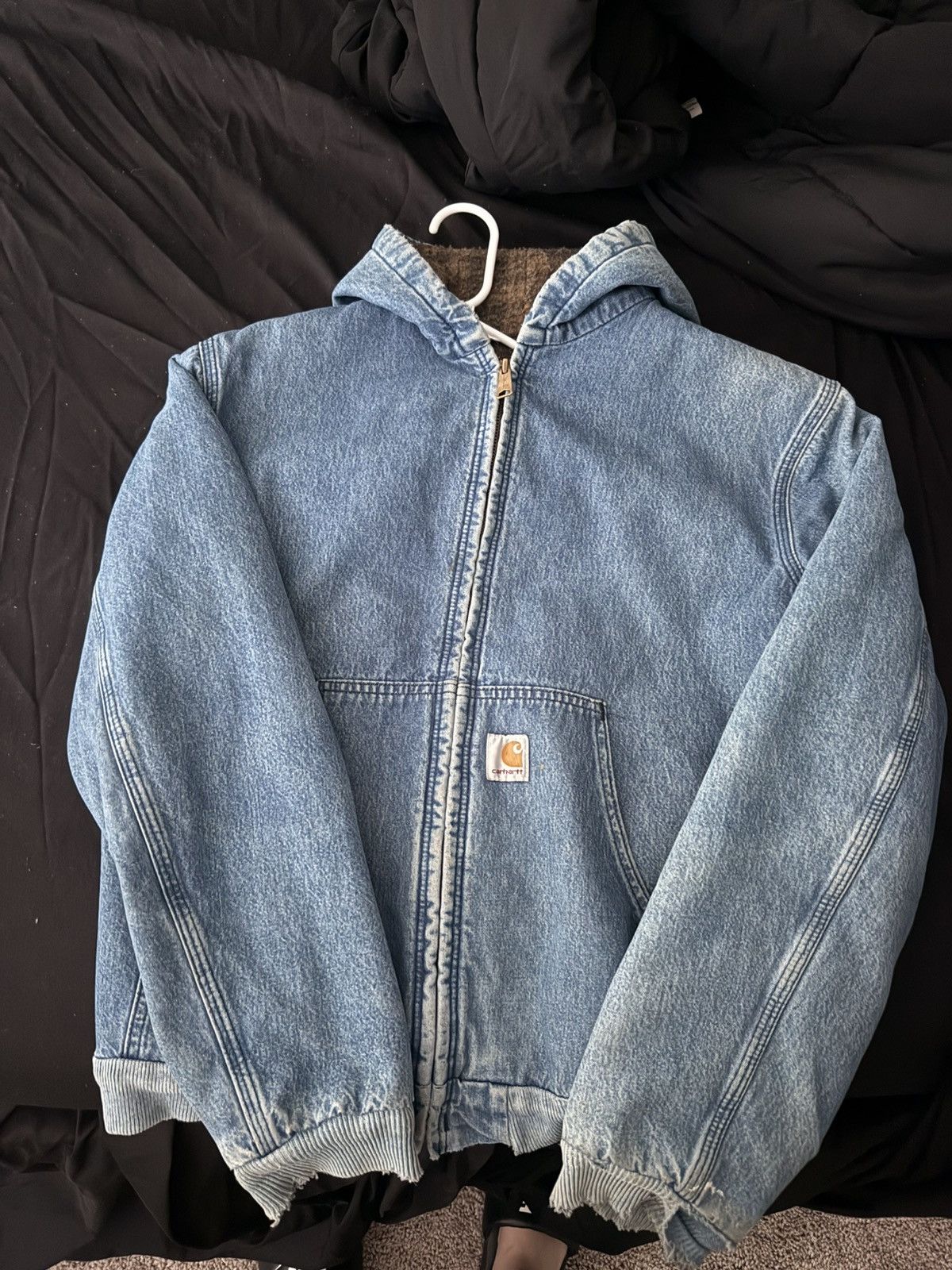 Carhartt carhartt blue denim jacket Size US S / EU 44-46 / 1 - 1 Thumbnail